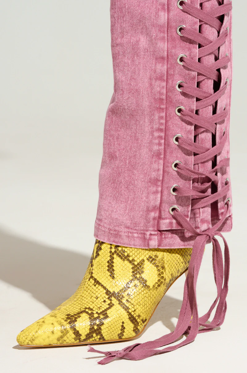 STAND OUT LACED UP JEANS - Image 6