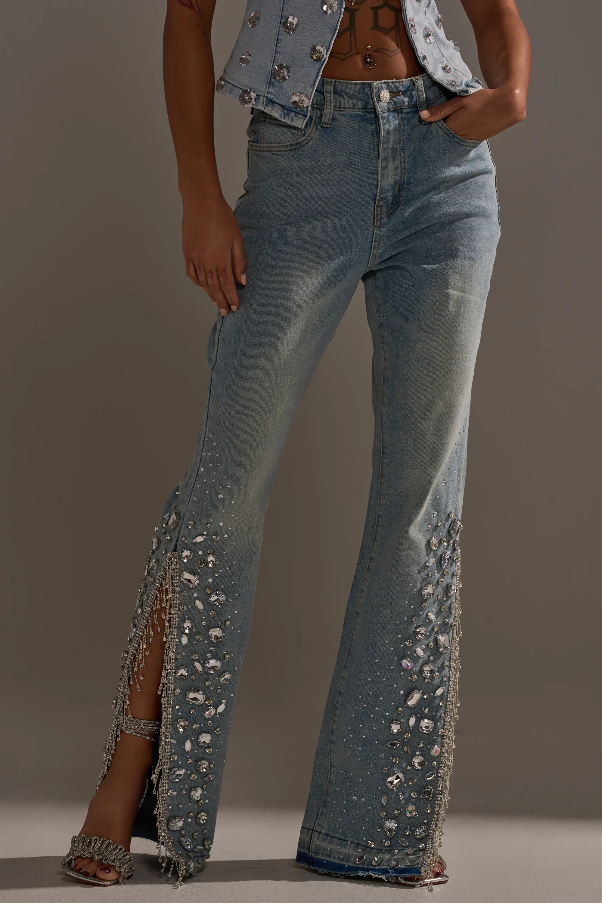 STAR GIRL RHINESTONE DENIM - Image 2