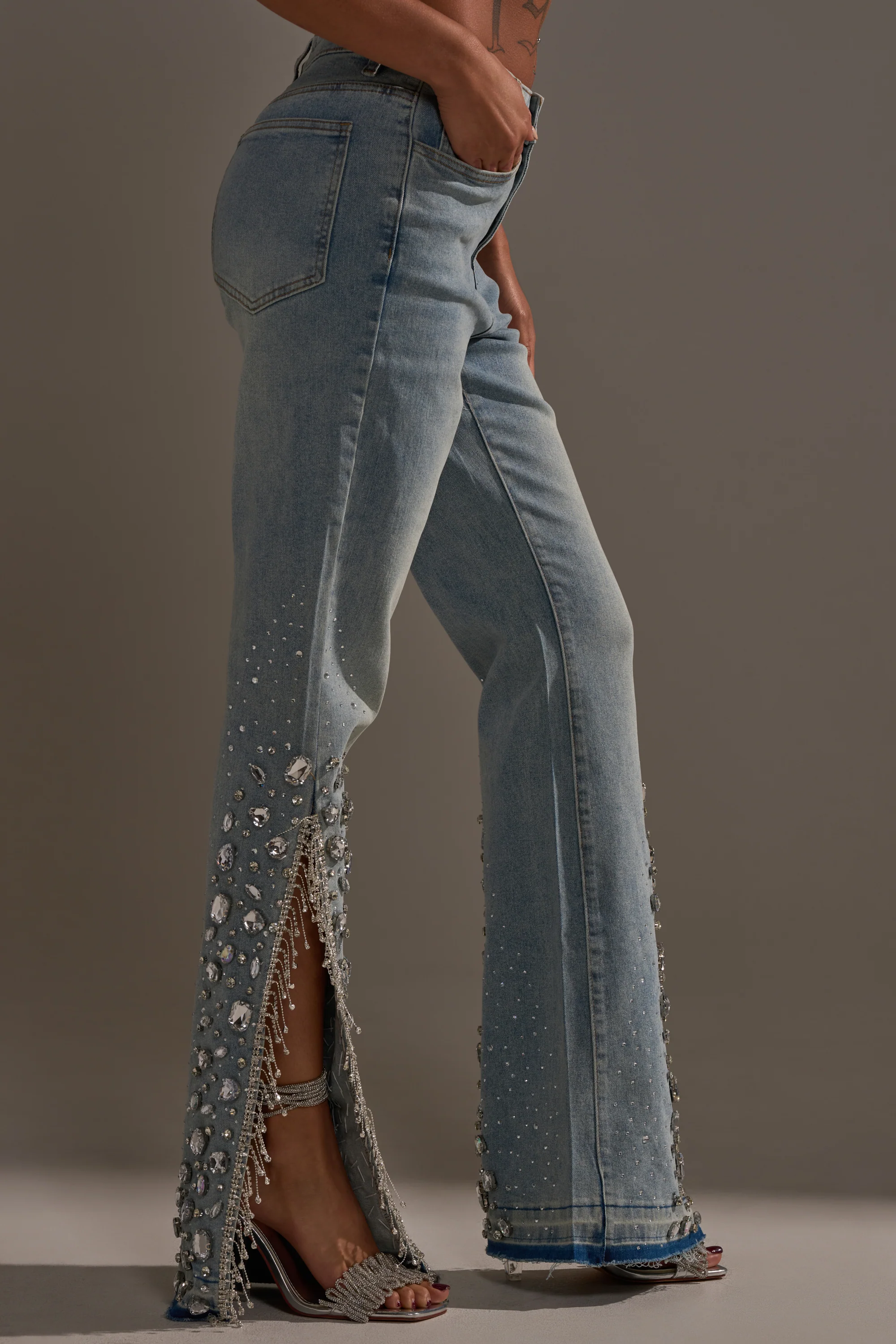 STAR GIRL RHINESTONE DENIM - Image 4
