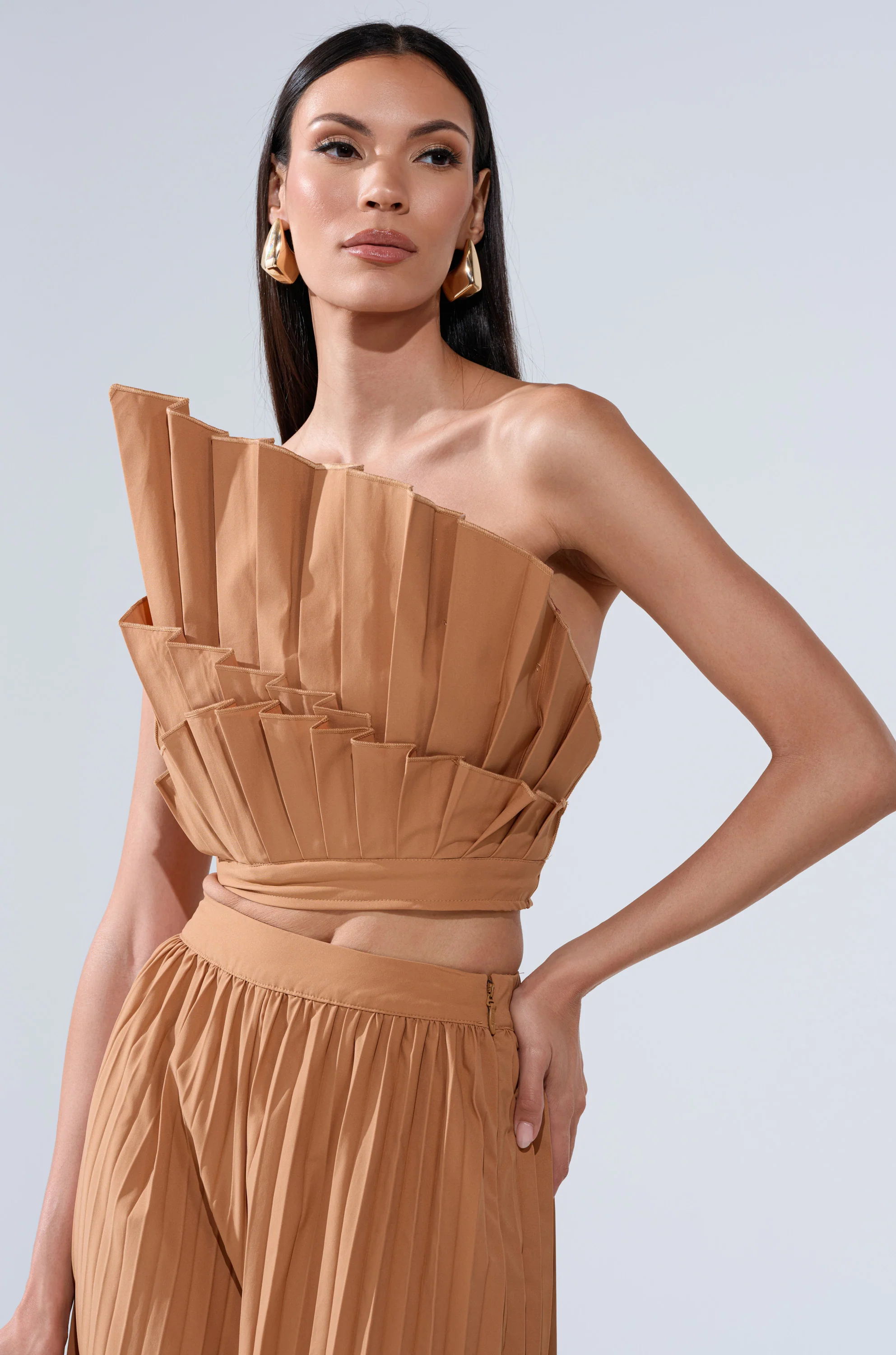 STAR OF THE NIGHT PLEATED BLOUSE - Image 3
