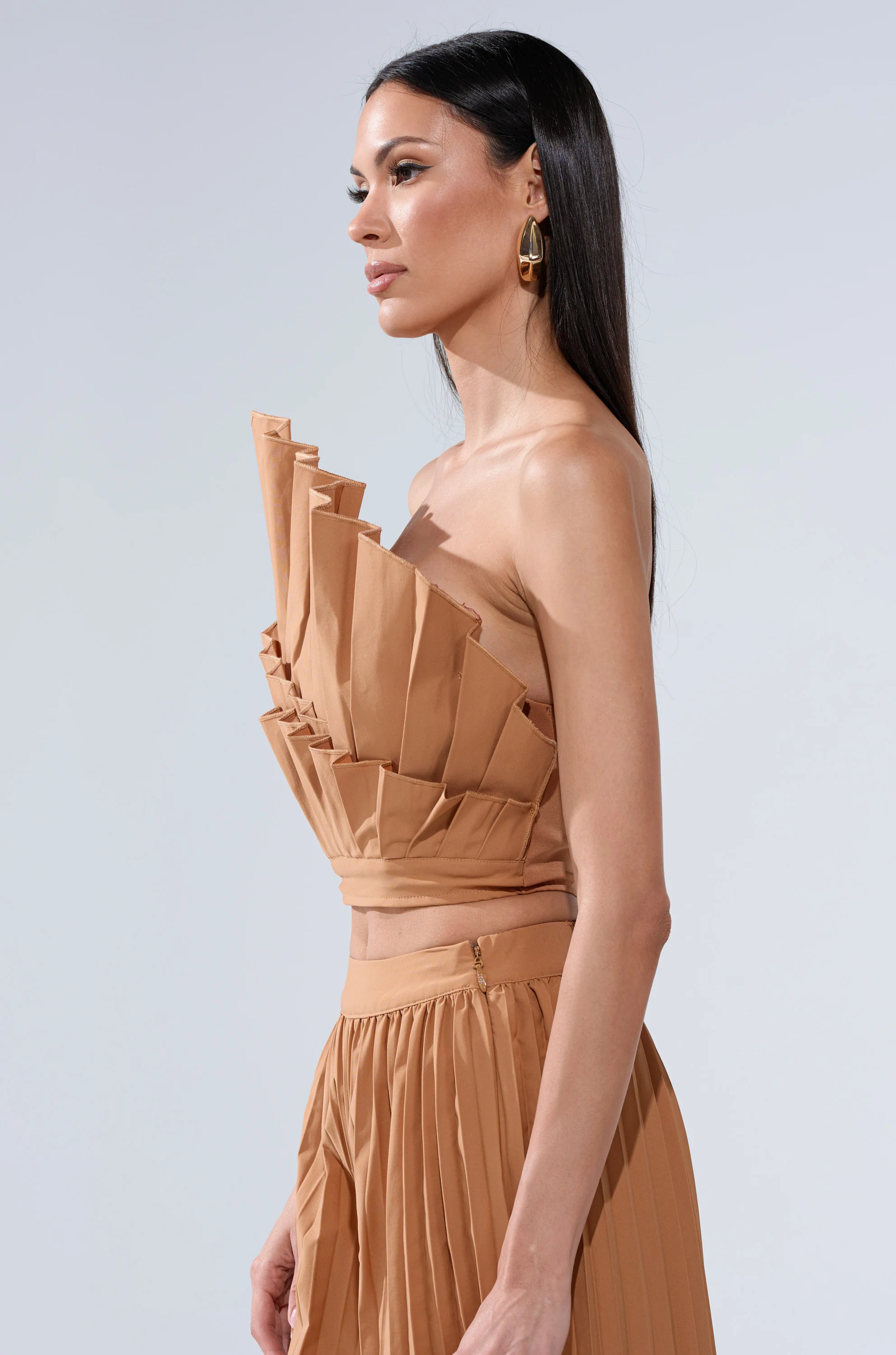 STAR OF THE NIGHT PLEATED BLOUSE - Image 4