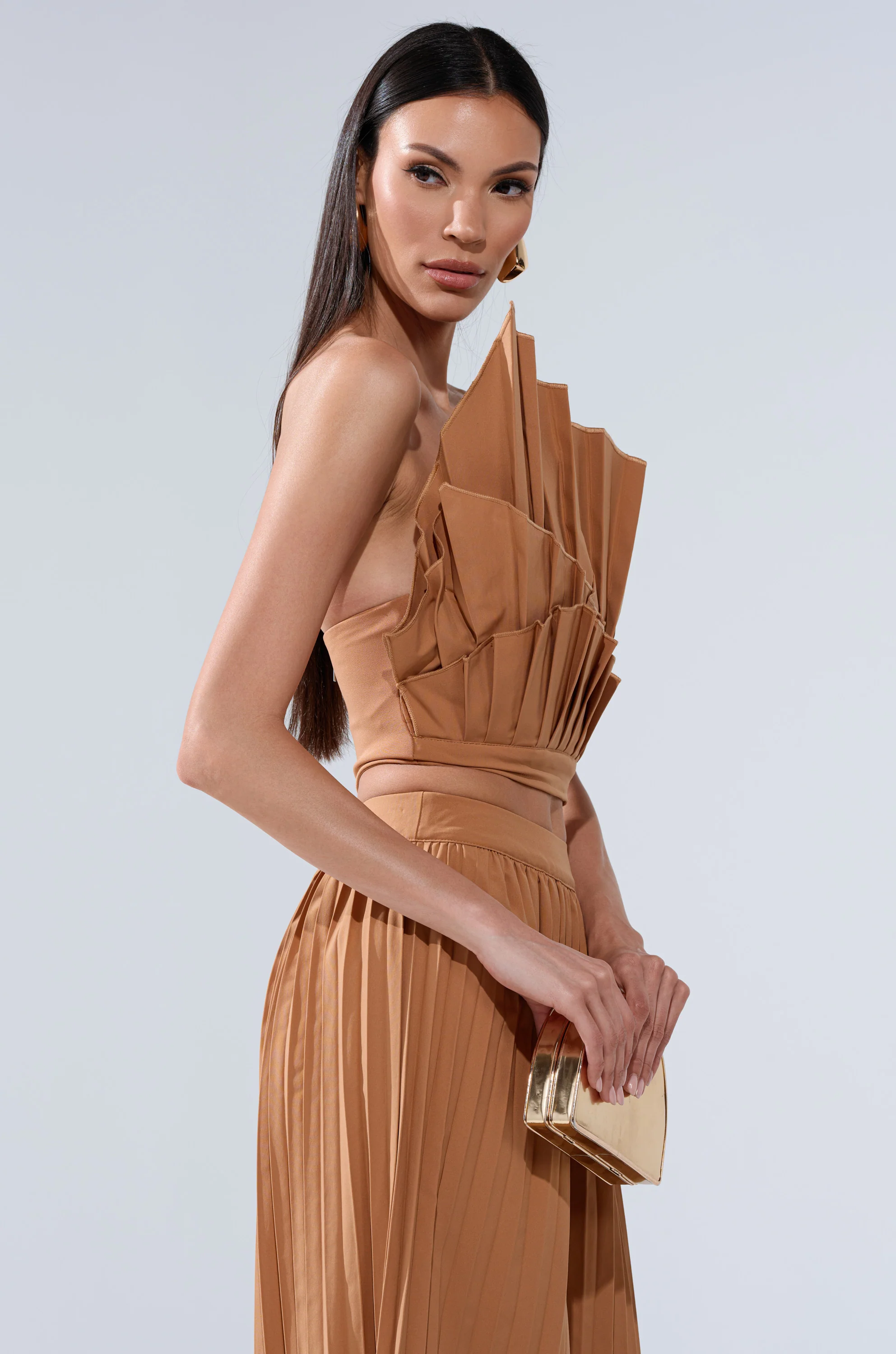 STAR OF THE NIGHT PLEATED BLOUSE - Image 5
