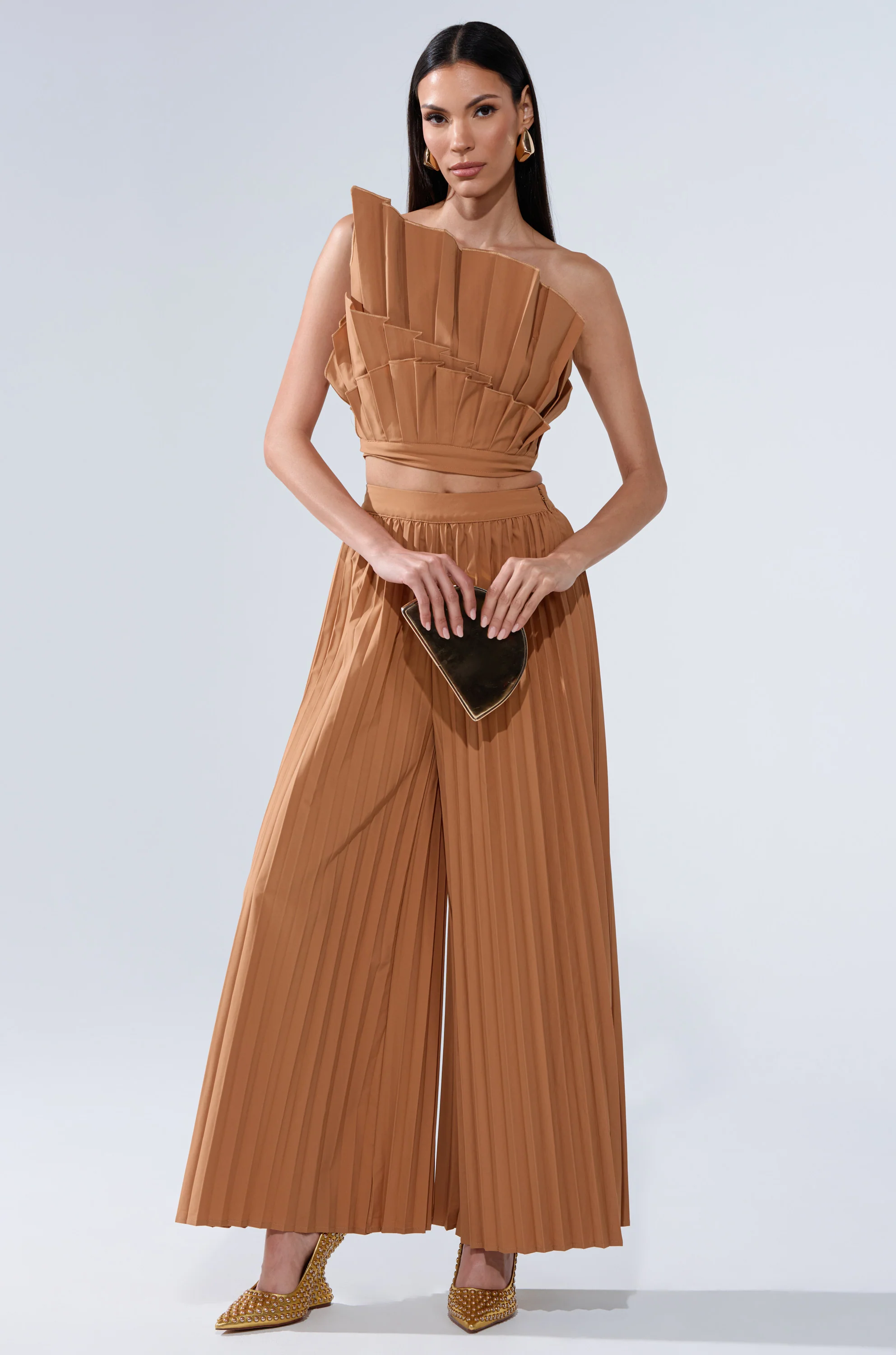 STAR OF THE NIGHT PLEATED BLOUSE - Image 7
