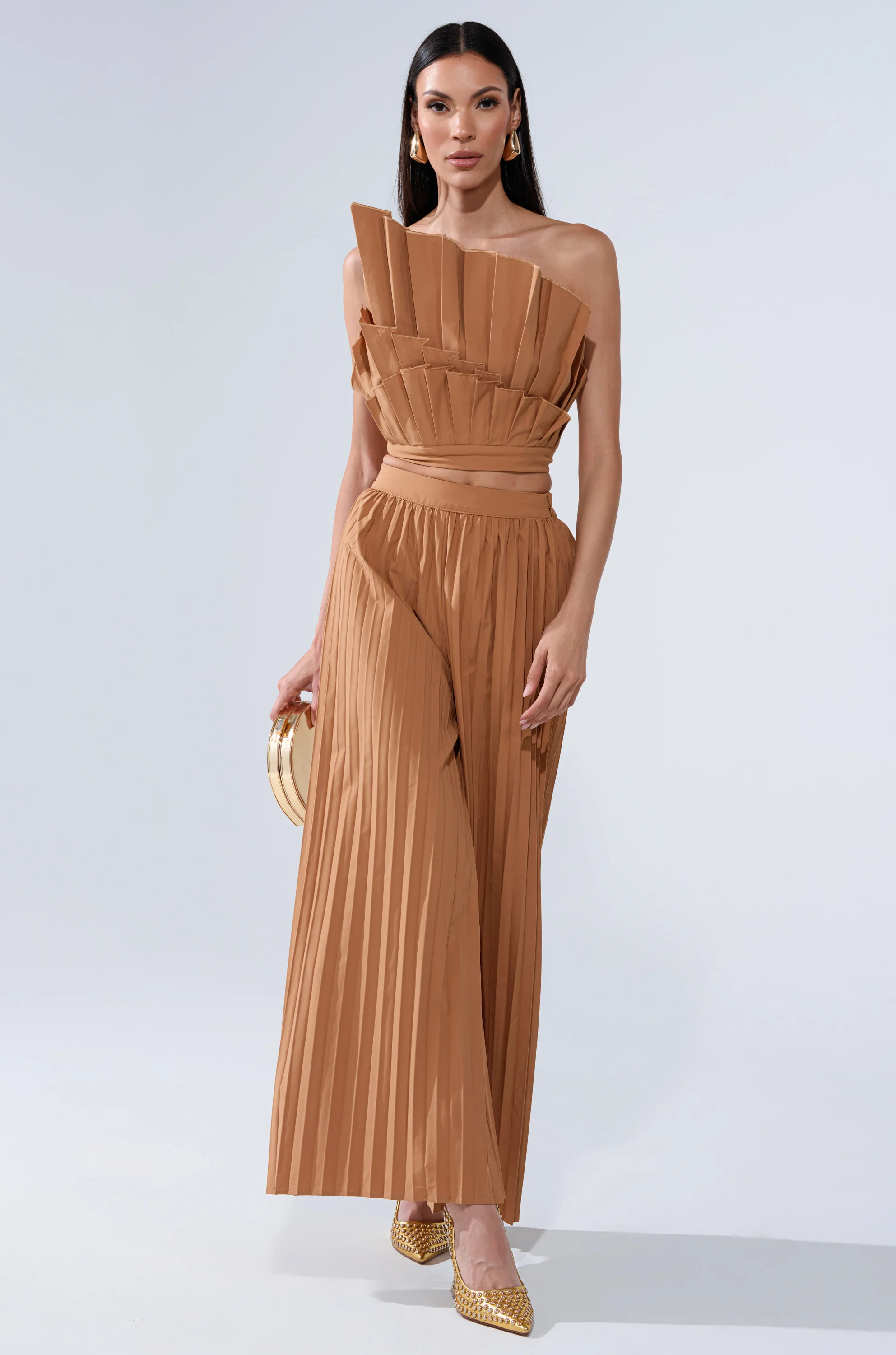 STAR OF THE NIGHT PLEATED BLOUSE - Image 8