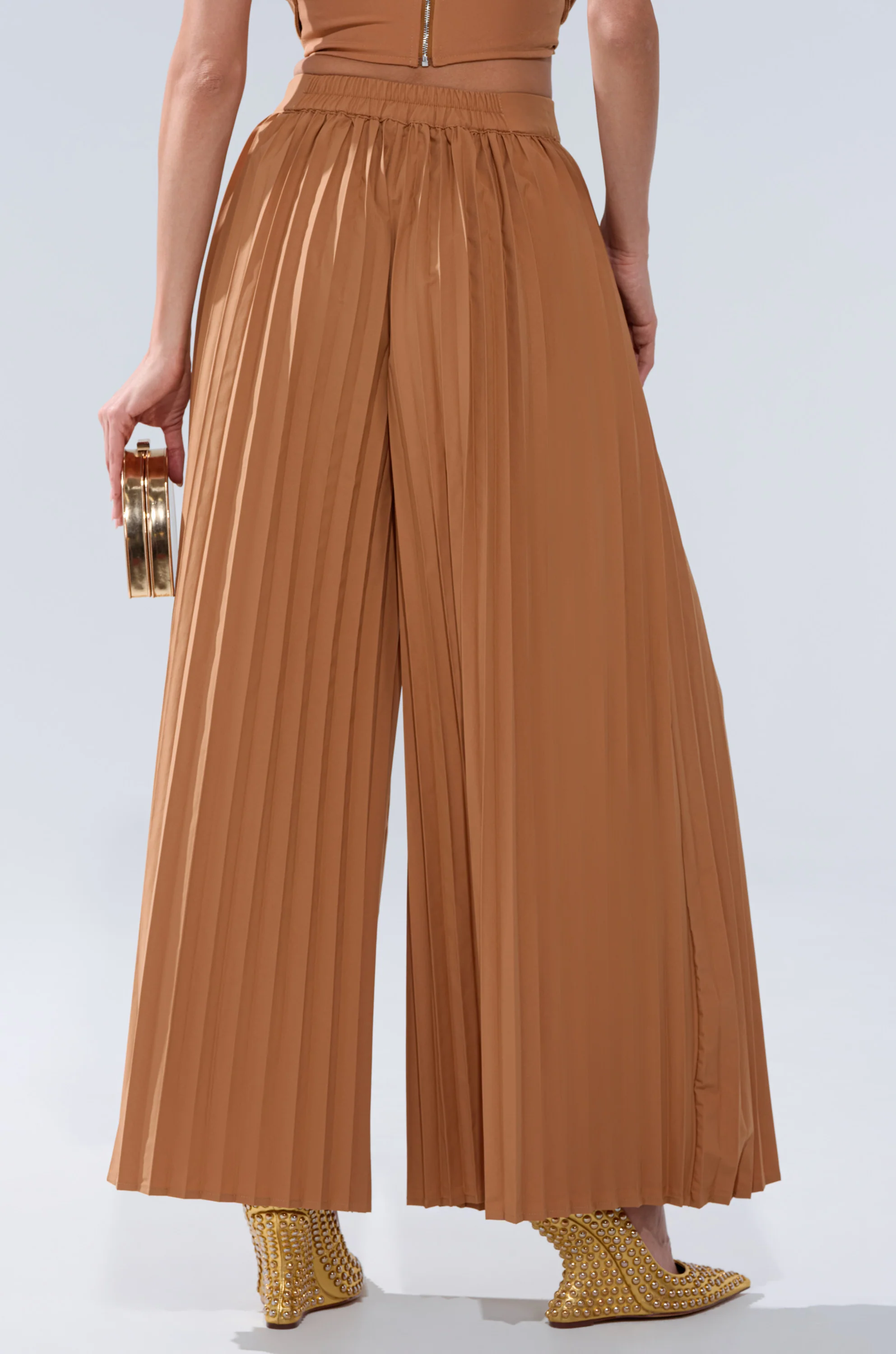 STAR OF THE NIGHT PLEATED PALAZZO PANT - Image 5