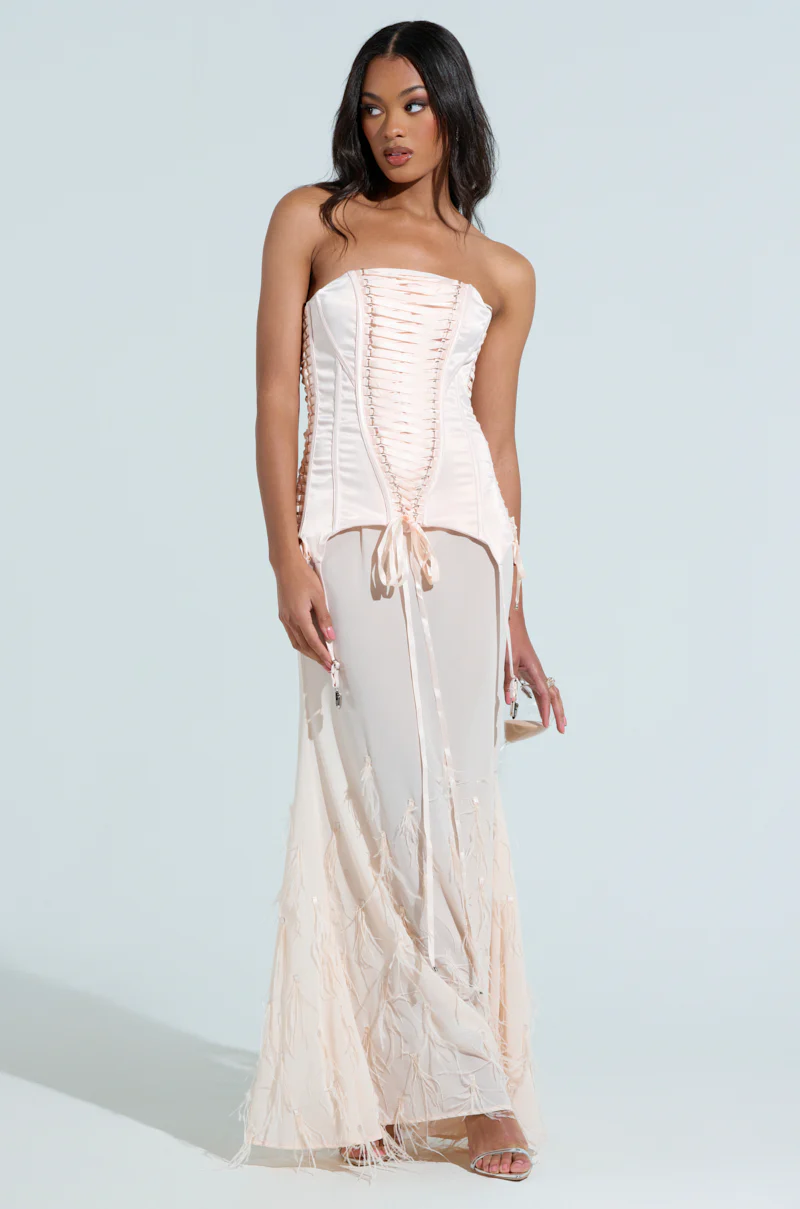 STAR OF THE SHOW CORSET MAXI DRESS - Image 2