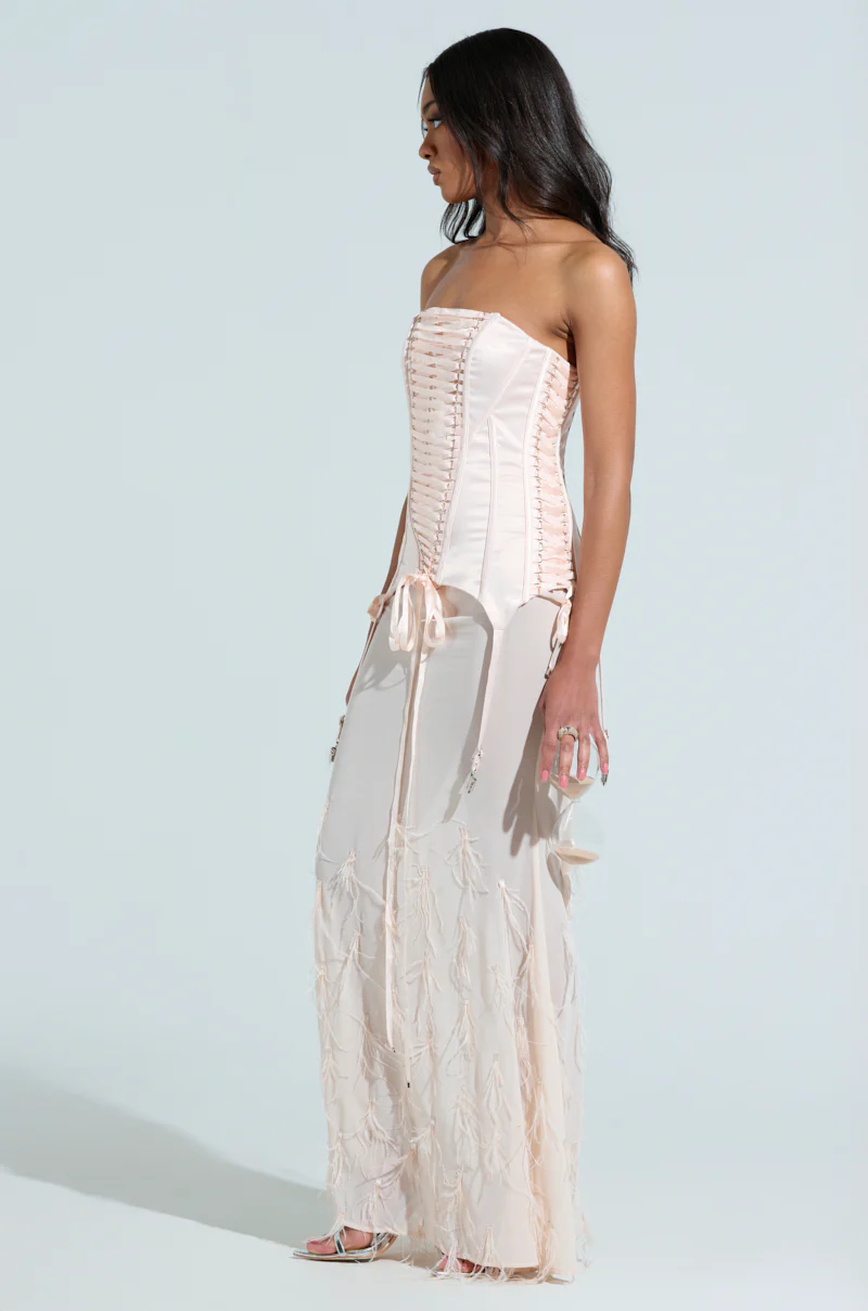 STAR OF THE SHOW CORSET MAXI DRESS - Image 3