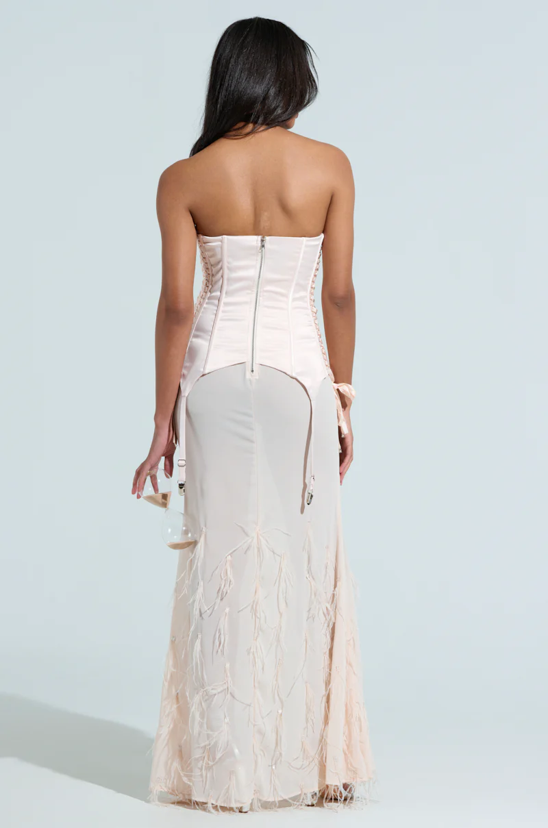 STAR OF THE SHOW CORSET MAXI DRESS - Image 4