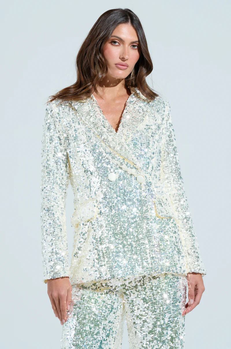 STAR OF THE SHOW SEQUIN BLAZER - Image 2