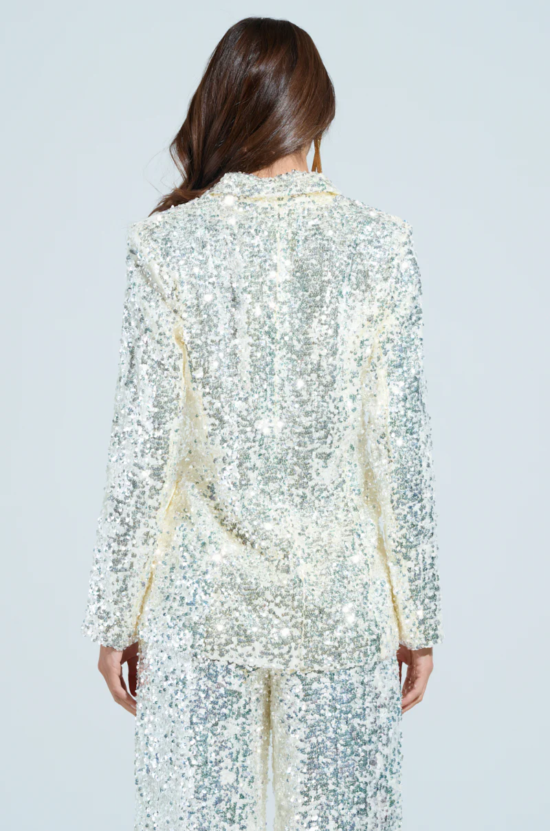 STAR OF THE SHOW SEQUIN BLAZER - Image 4