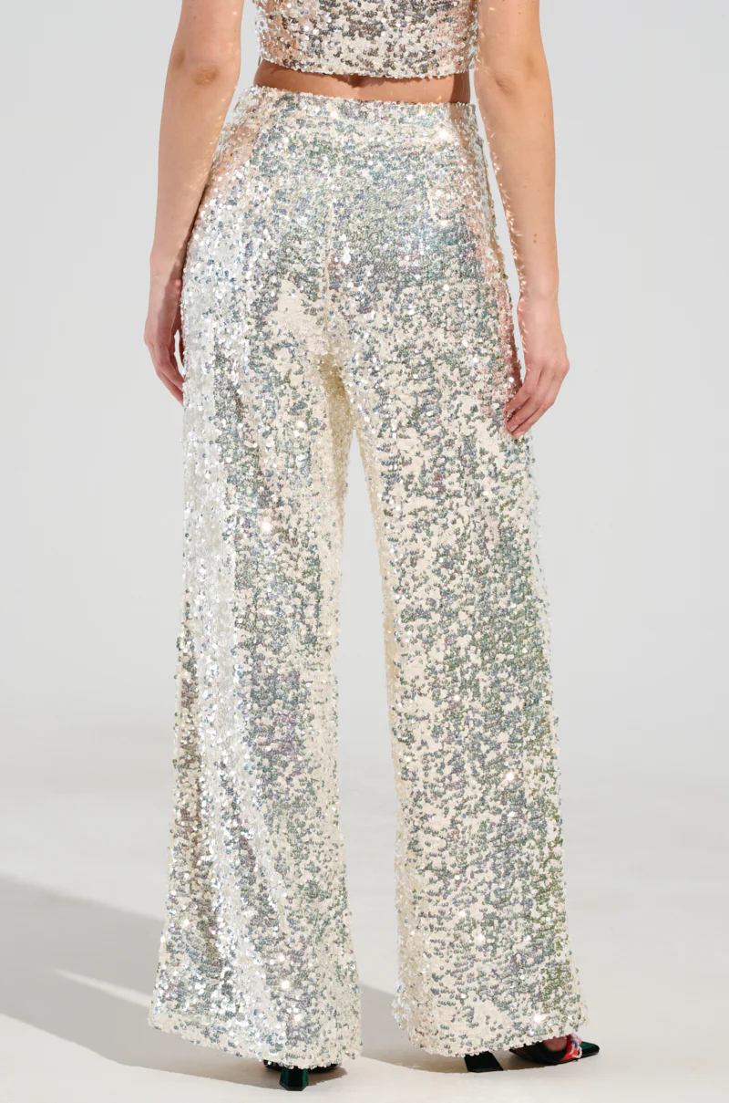 STAR OF THE SHOW SEQUIN TROUSER - Image 4