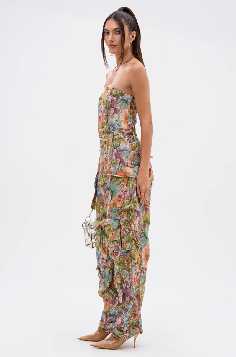 STAR OF THE SHOW TAPESTRY JUMPSUIT - Image 4