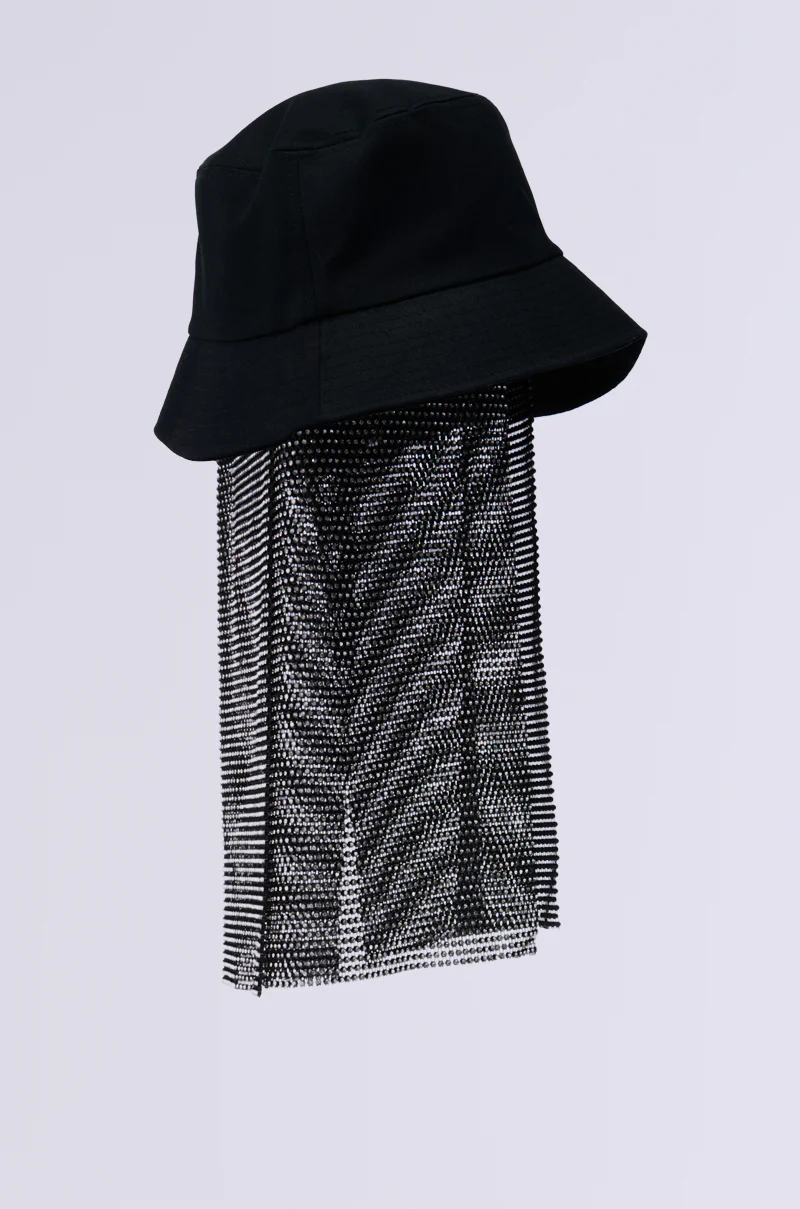 STRAIGHT DRIPPIN BUCKET HAT IN BLACK - Image 5