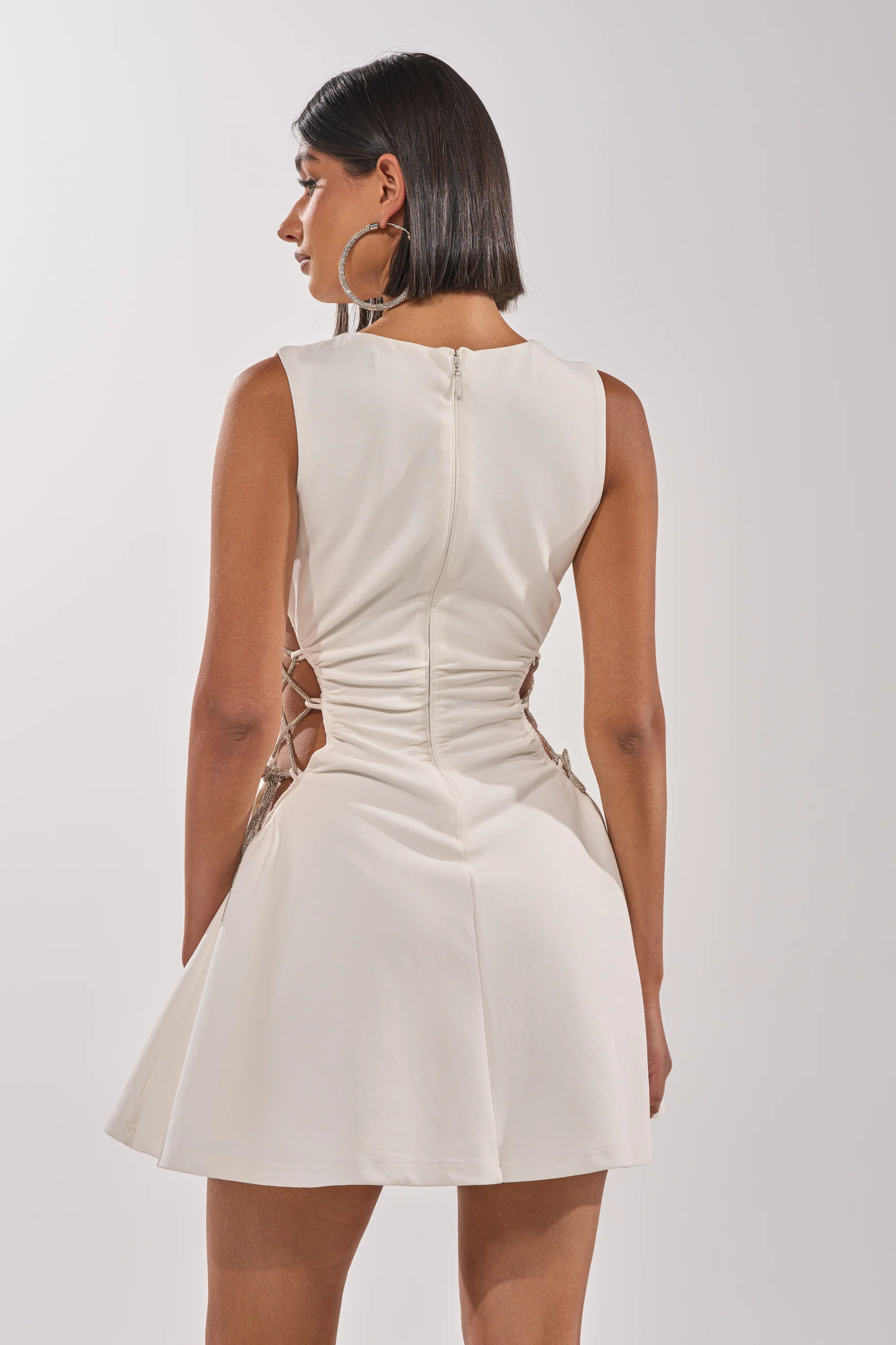 STAY CLASSY CUT OUT MINI DRESS - Image 5