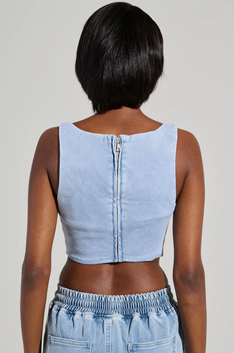 STAY COOL DENIM CORSET - Image 4