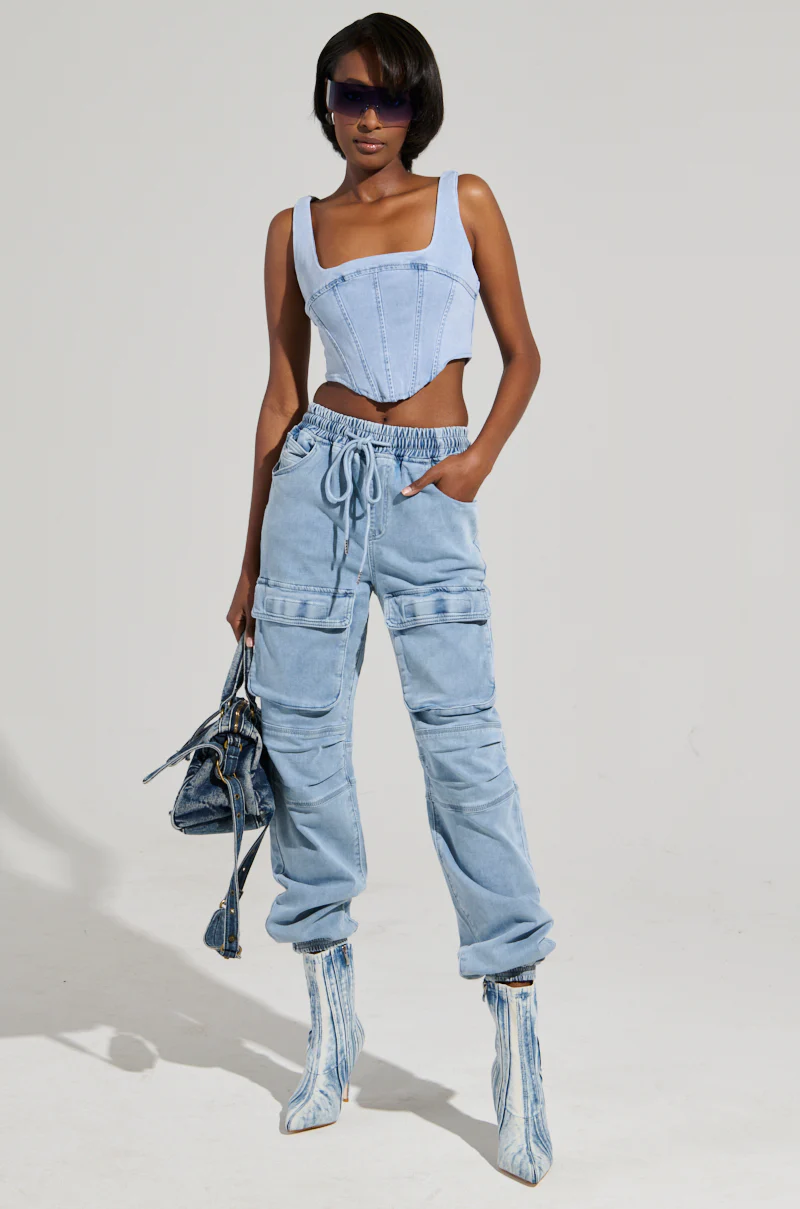 STAY COOL DENIM CORSET - Image 5