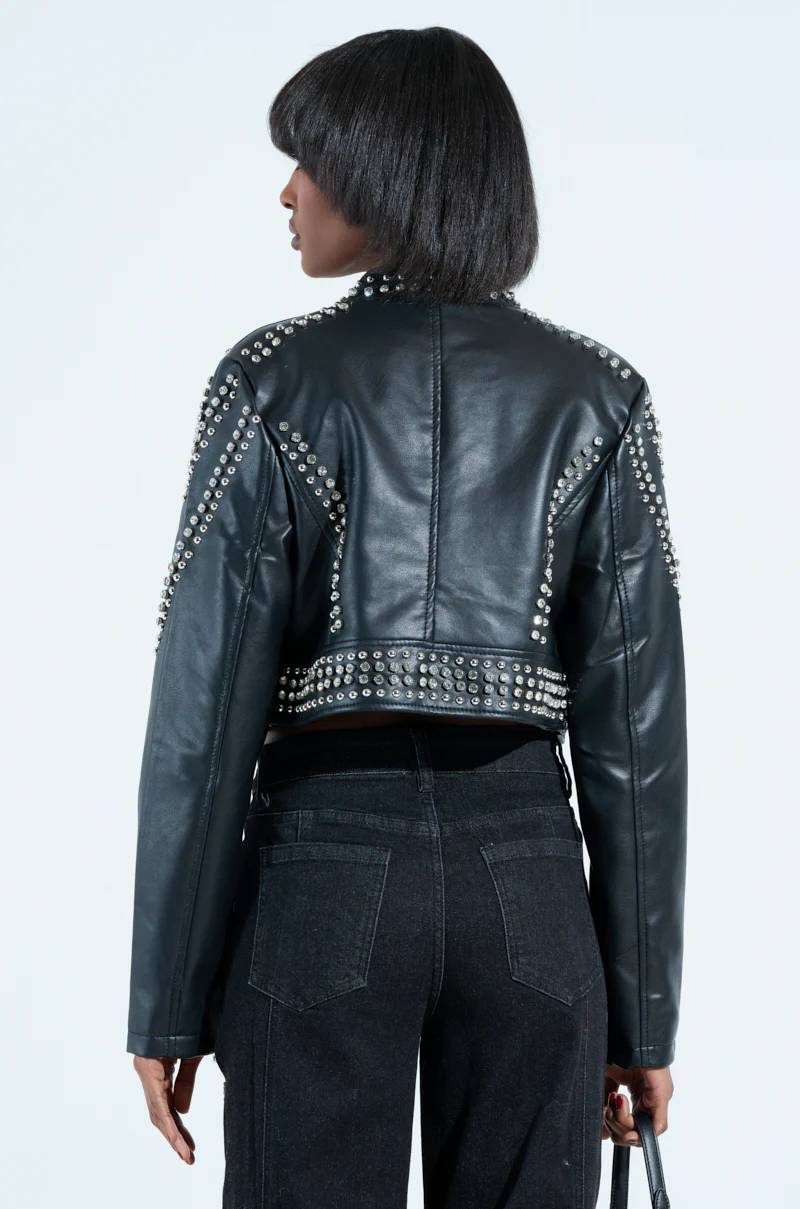 STEPPING OUT EMBELLISHED MOTO - Image 4