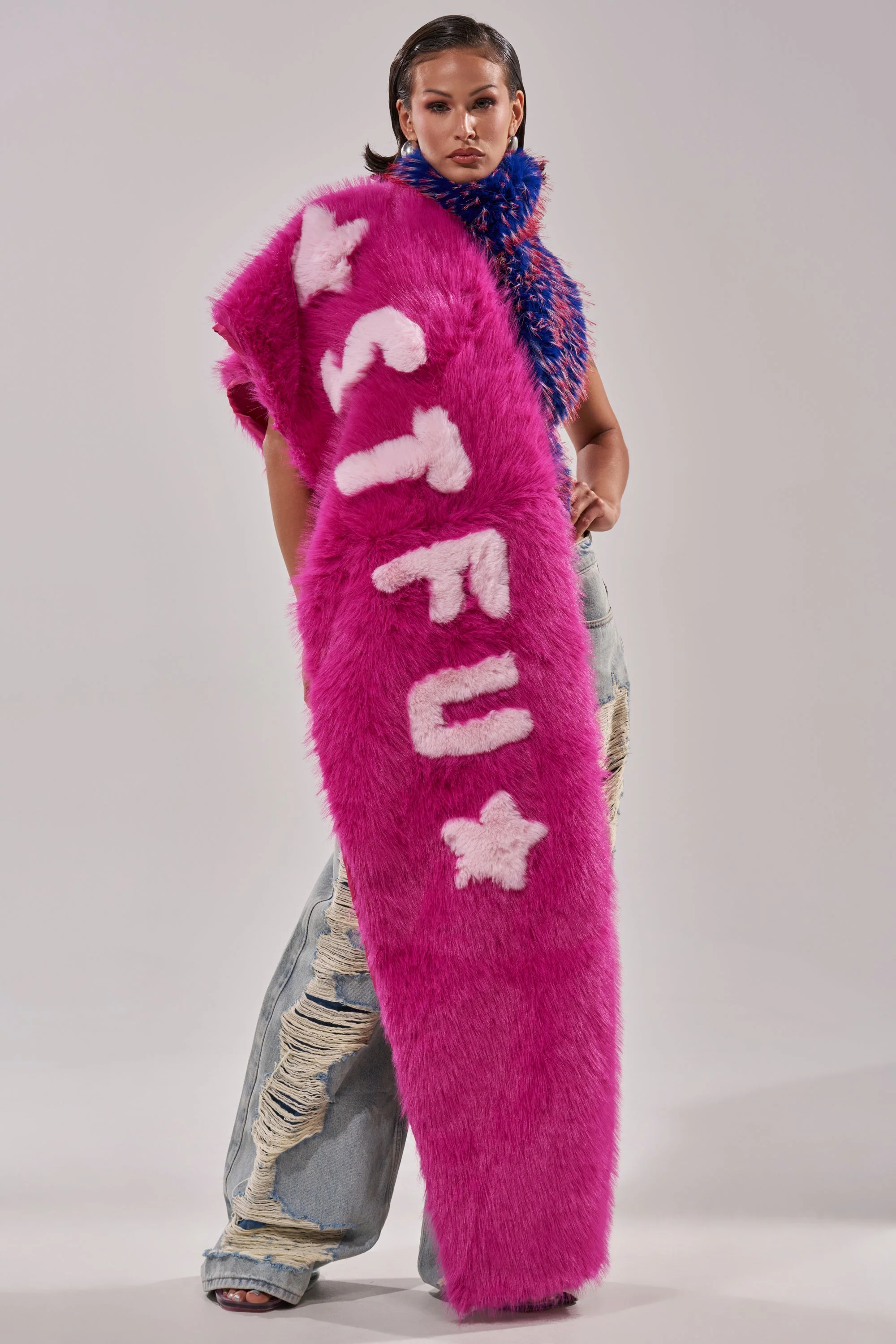 STFU FAUX FUR SCARF - Image 3