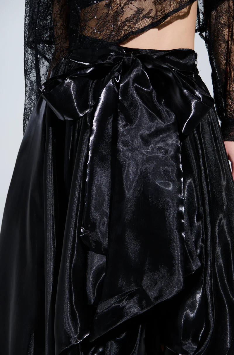 STILL WANT YOU HIGH LOW SKIRT IN BLACK - Image 6