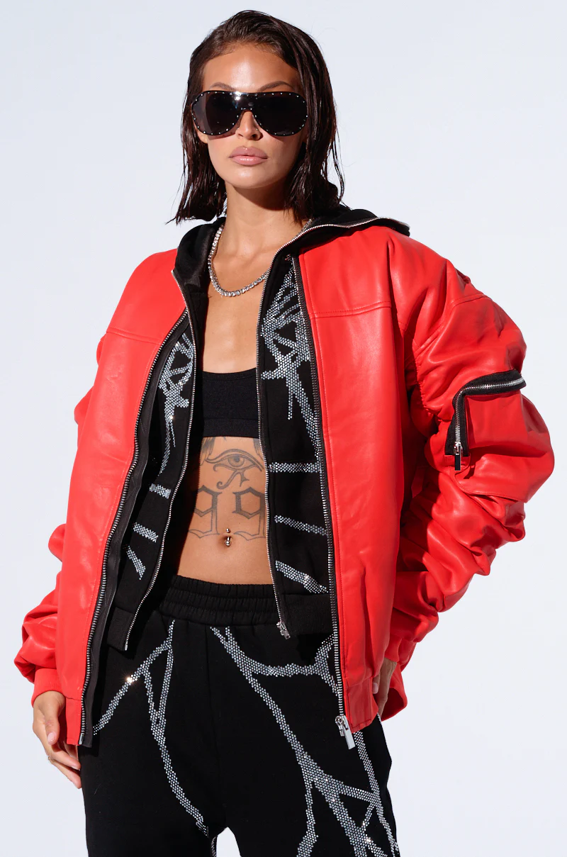 STORMY OVERSIZED BOMBER - Image 4