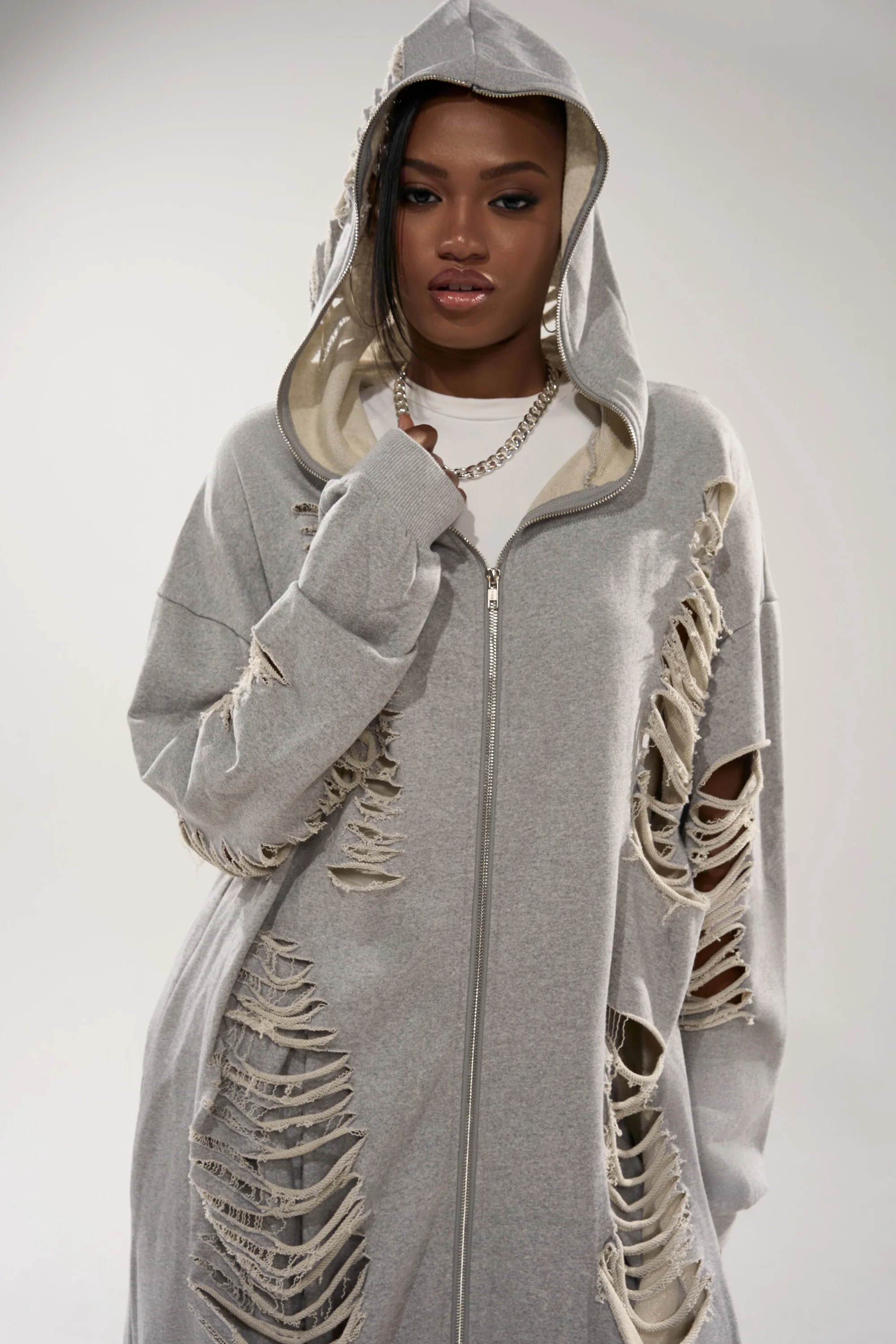 STRESS HIM OUT LONGLINE SWEATSHIRT - Image 9