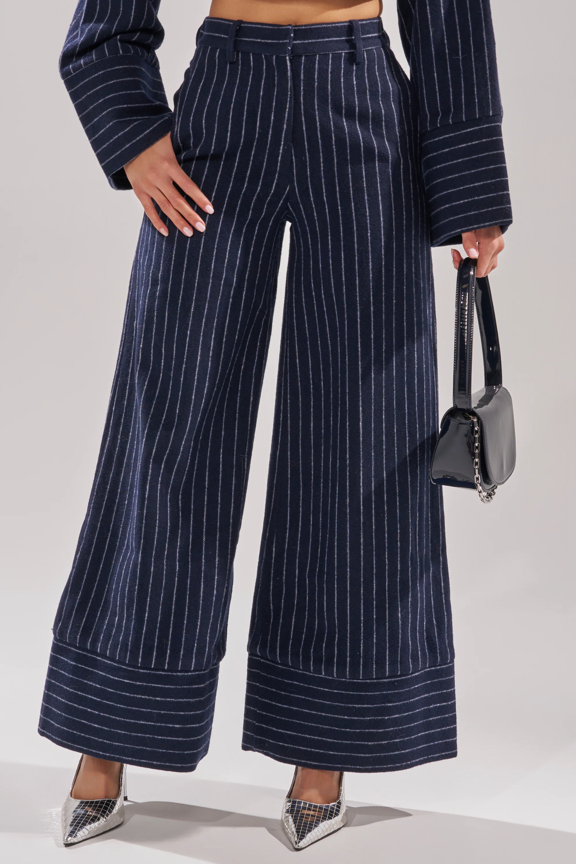 STRICTLY BUSINESS PINSTRIPE TROUSER - Image 2