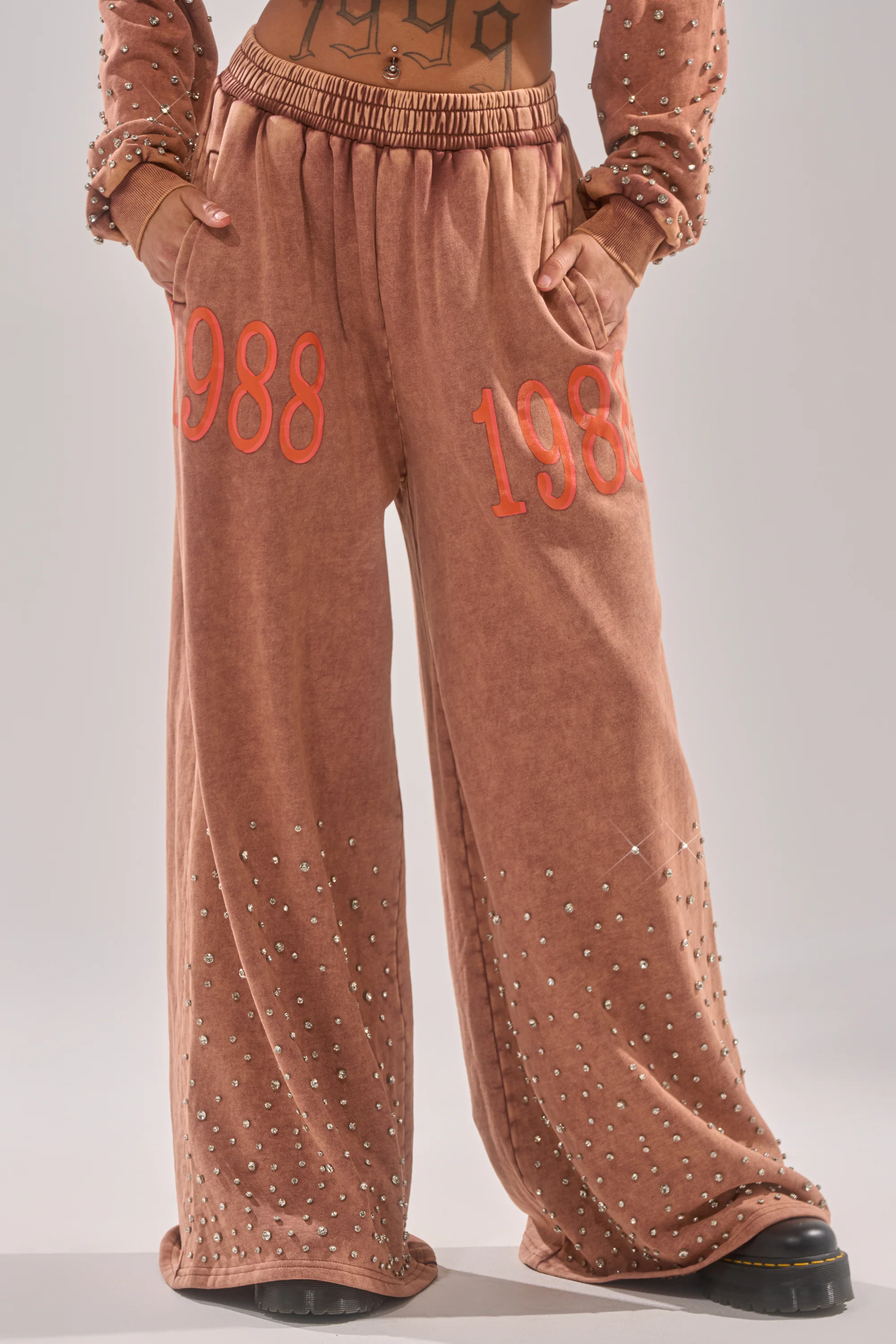 STUDIO LIVING WIDE LEG JOGGER - Image 3