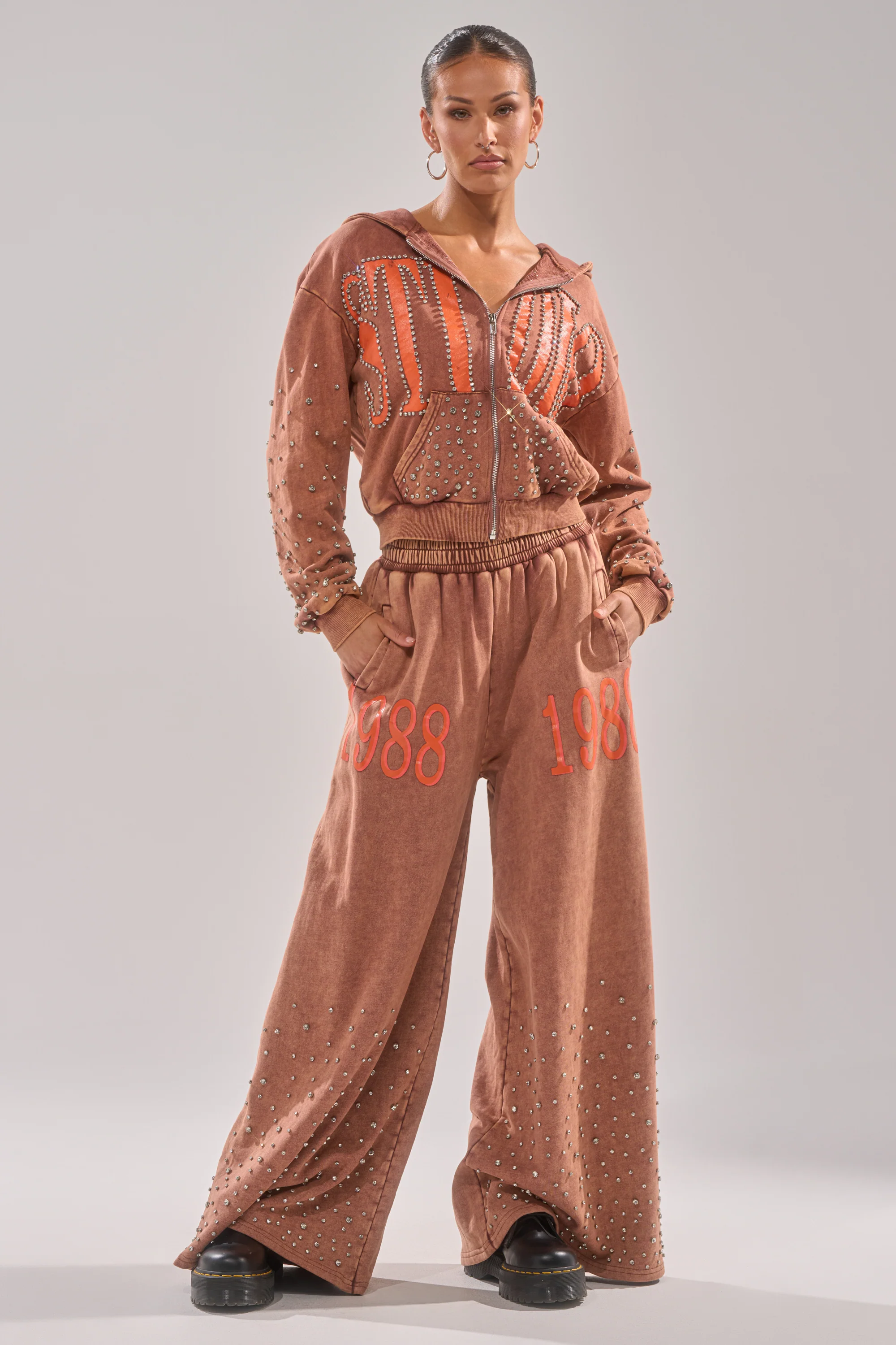STUDIO LIVING ZIP UP SWEATSHIRT - Image 6