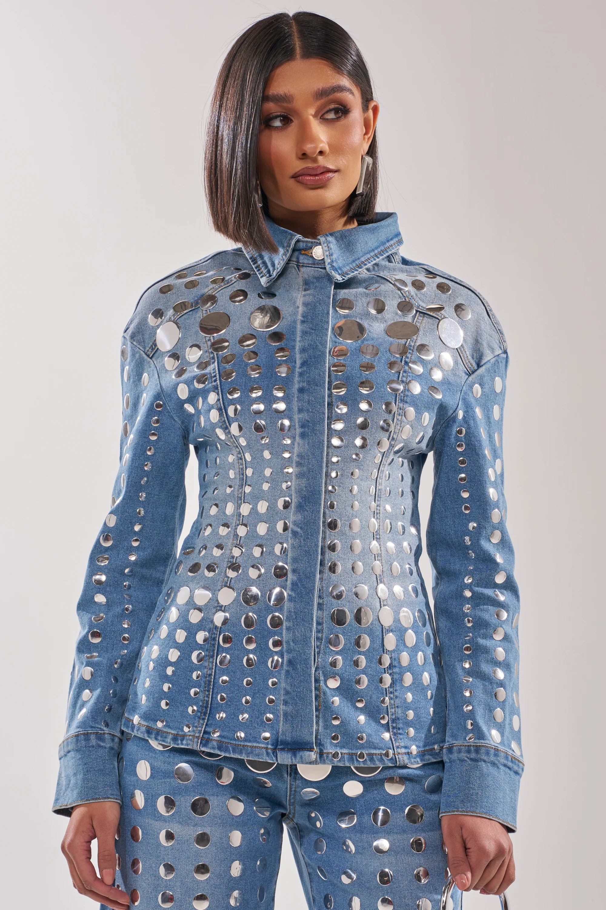 STUDS EVERYWHERE BUTTON DOWN - Image 4