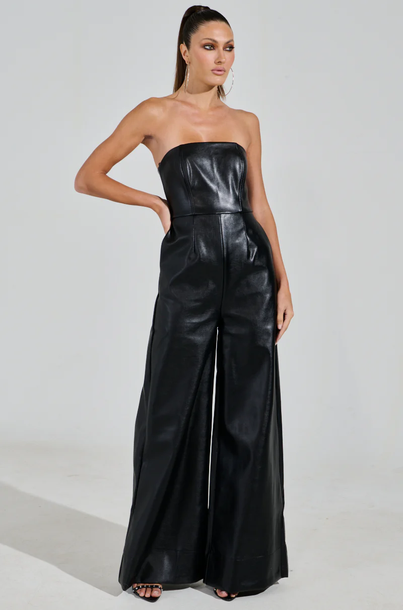 STYLE IT UP PU JUMPSUIT - Image 2