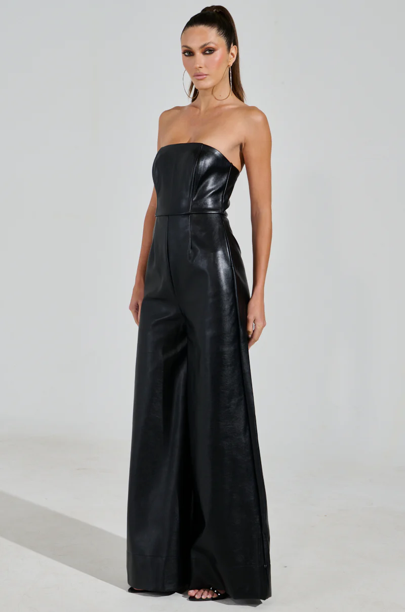 STYLE IT UP PU JUMPSUIT - Image 4