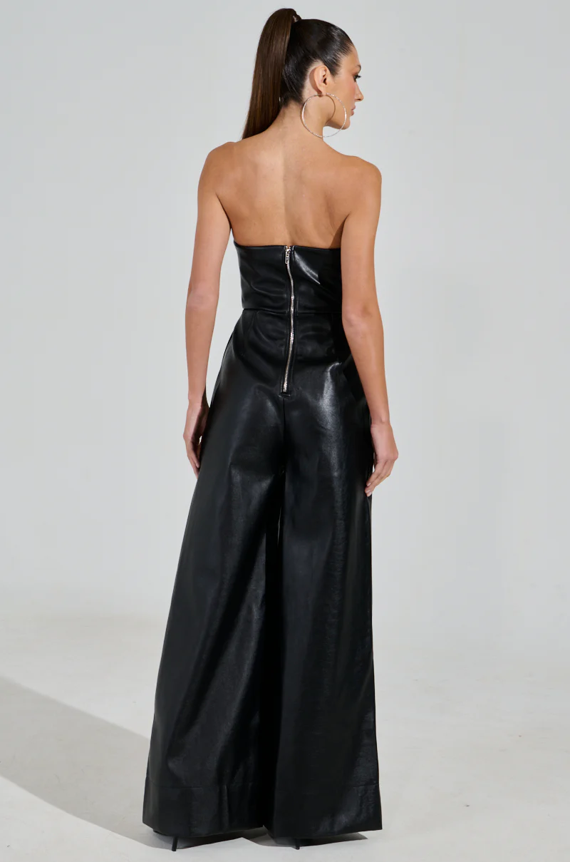 STYLE IT UP PU JUMPSUIT - Image 5