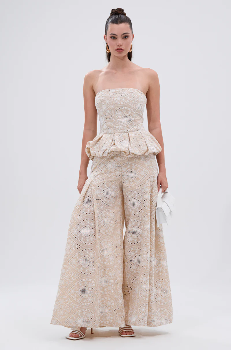 SUMMER TIME BLISS EYELET TROUSER