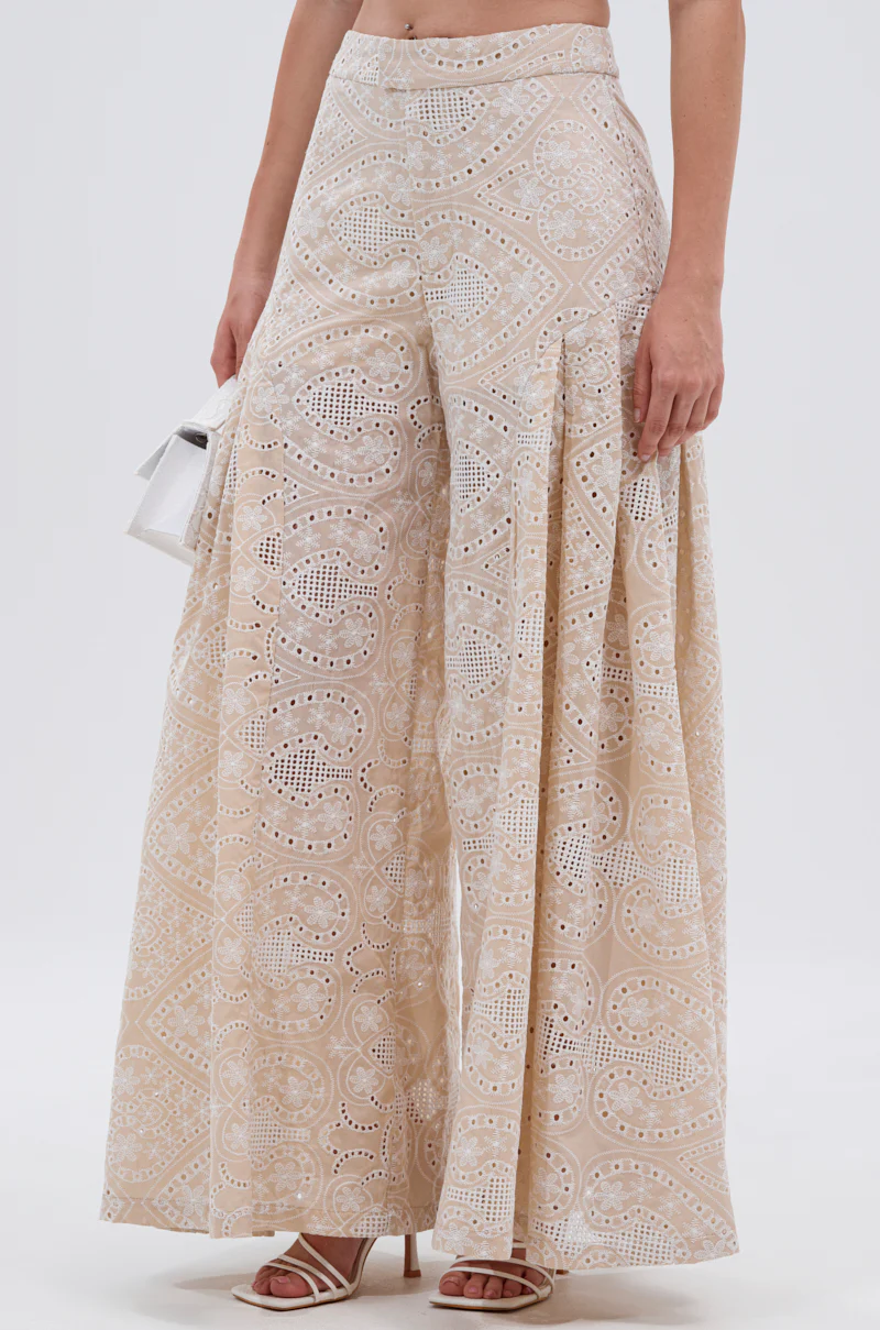 SUMMER TIME BLISS EYELET TROUSER - Image 2