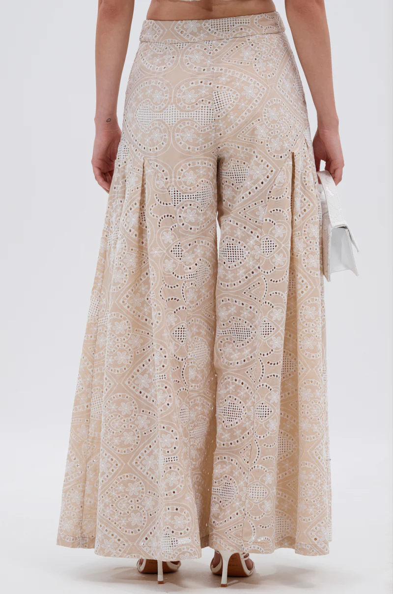 SUMMER TIME BLISS EYELET TROUSER - Image 5