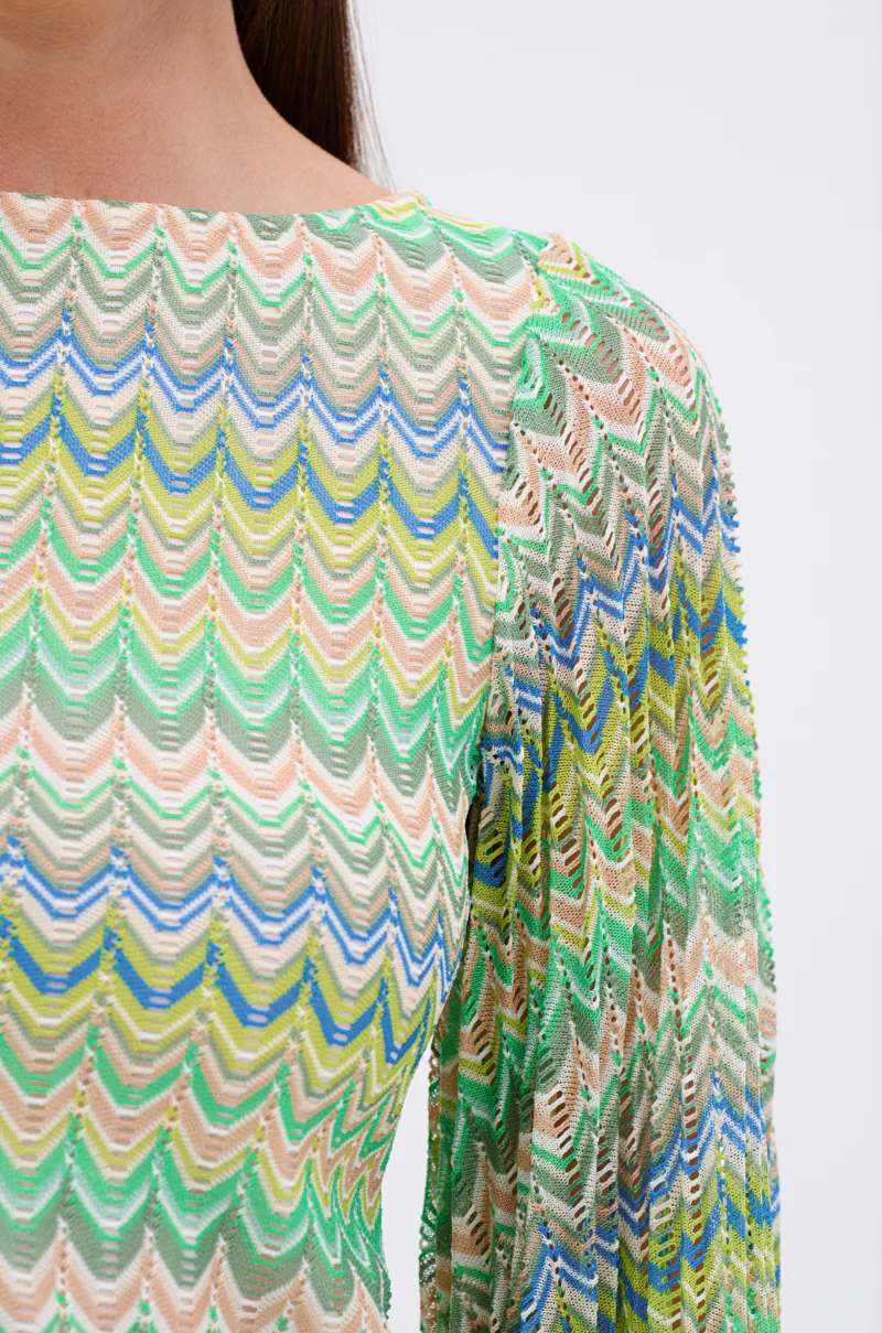 SUMMER TIME FINE PRINTED MINI DRESS - Image 7