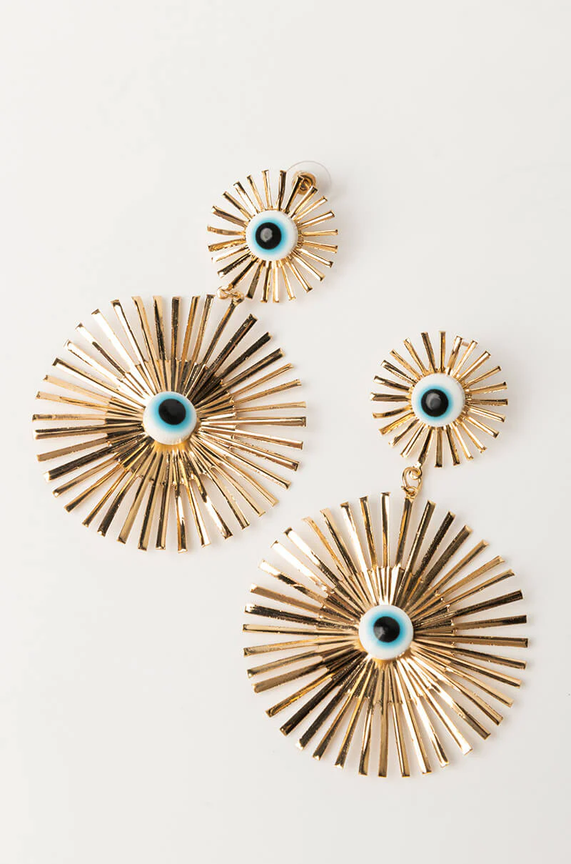 SUN IN MY EYES DANGLE EARRINGS - Image 2