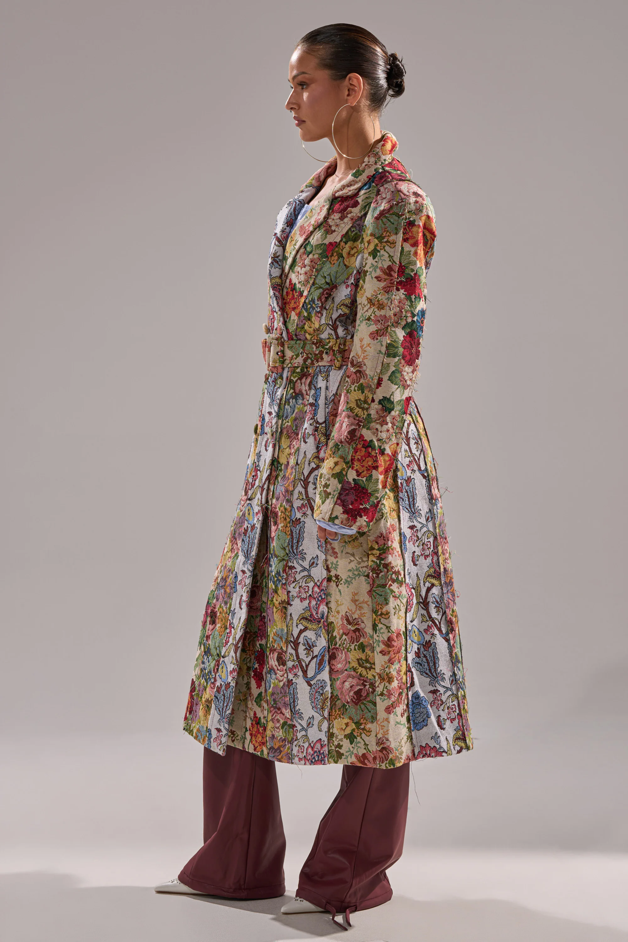 SUNDAY PATCHWORK TRENCH - Image 6