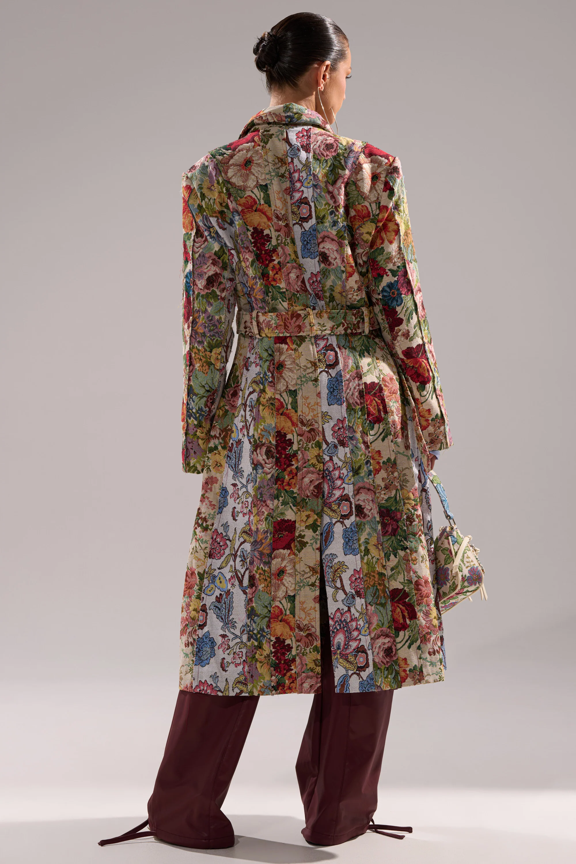 SUNDAY PATCHWORK TRENCH - Image 7