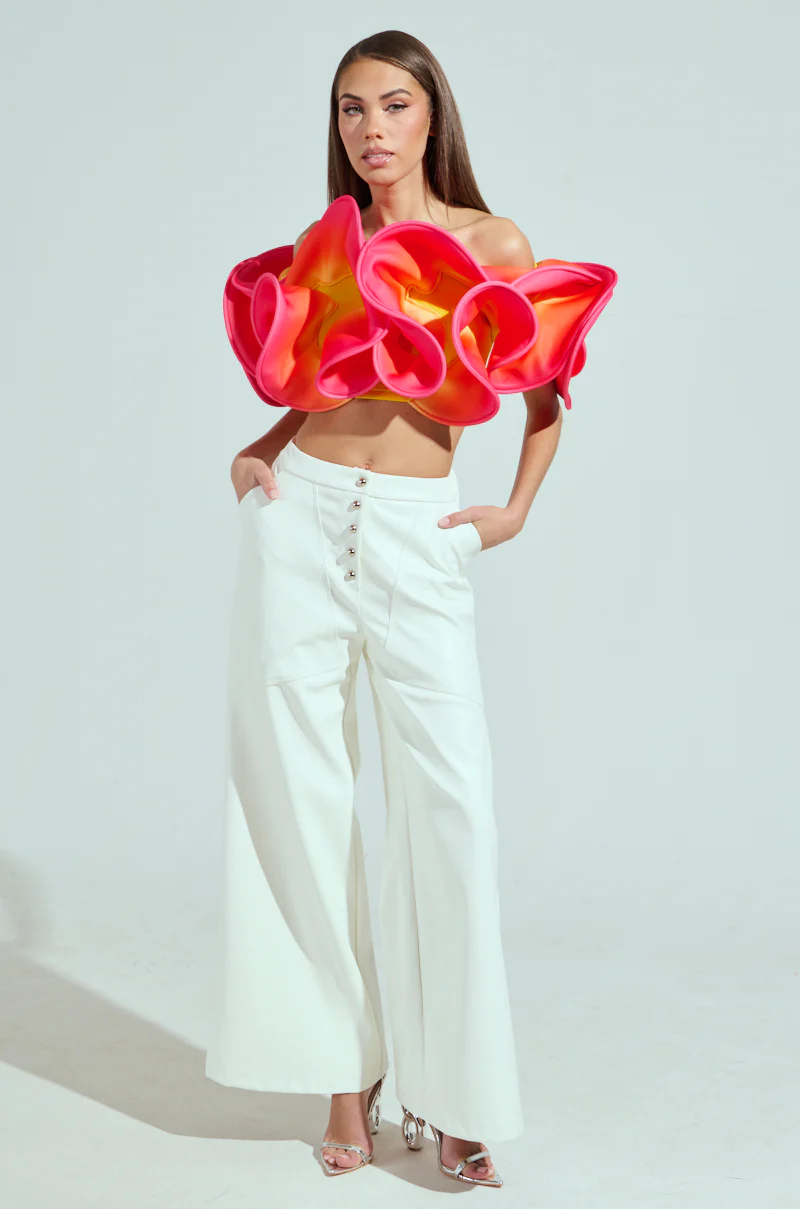 SUNSET DREAMS OFF THE SHOULDER CROP TOP - Image 6