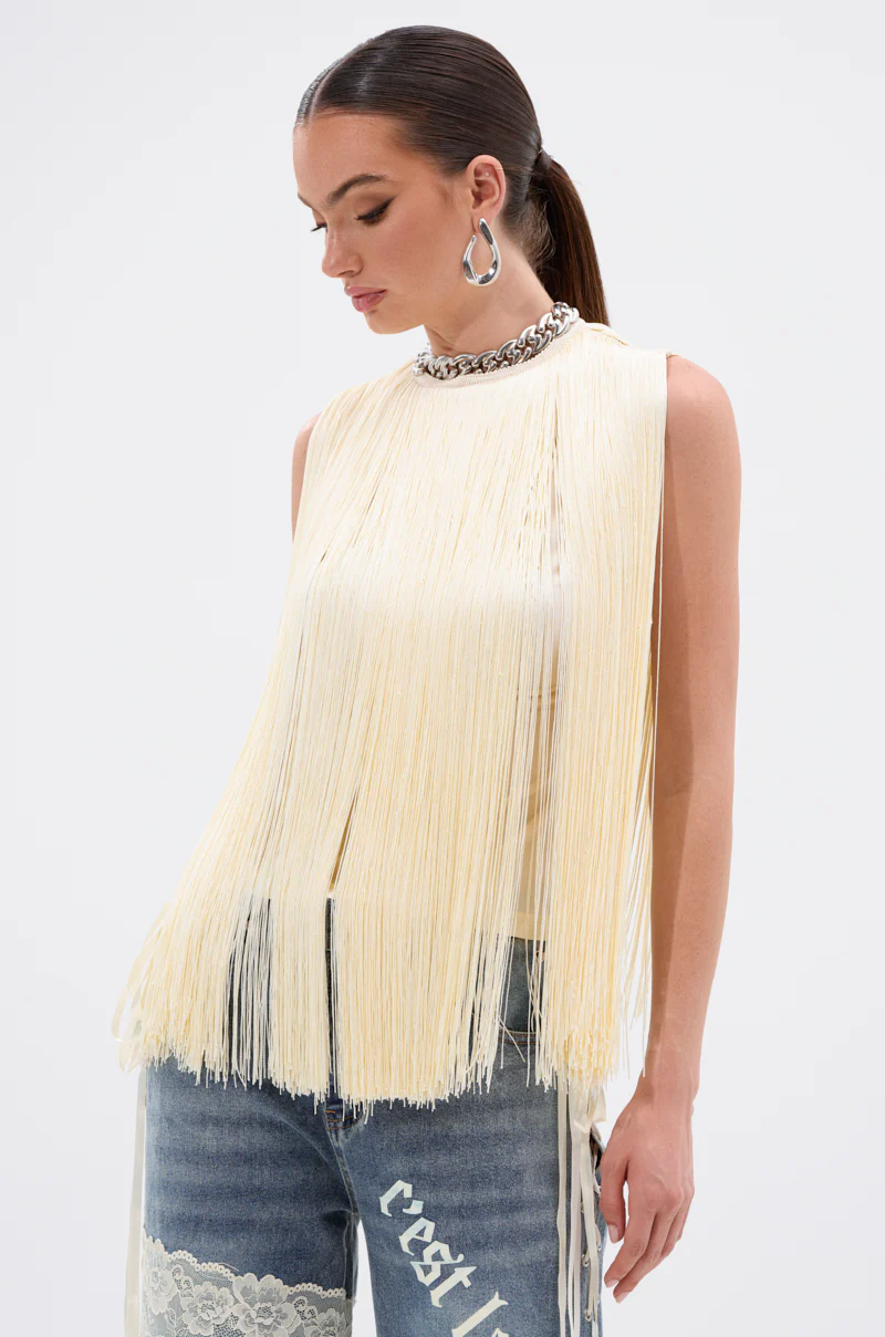 SUNSHINE LOVER FRINGE BLOUSE - Image 3