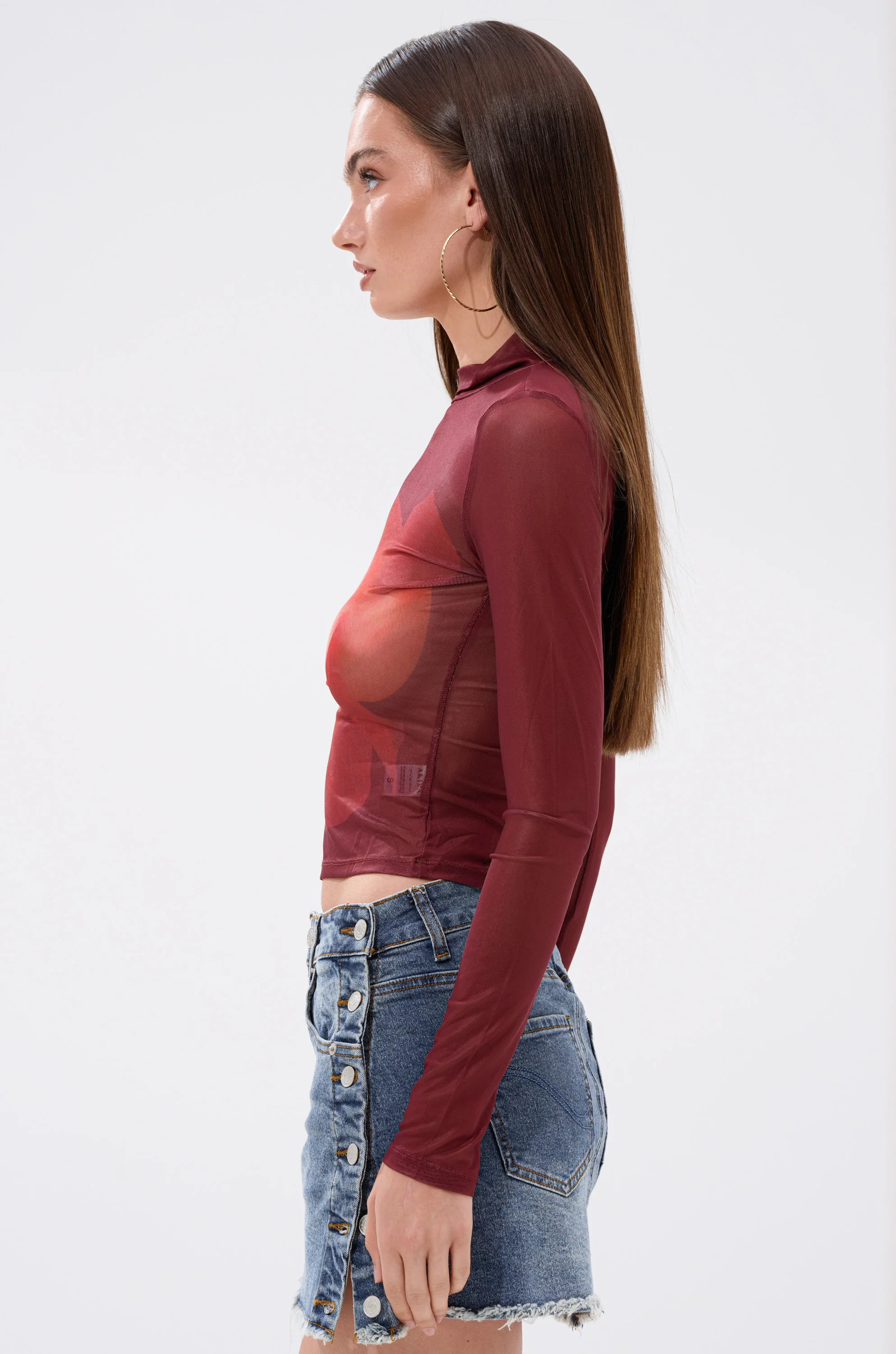 SUNSHINE LOVER MESH LONG SLEEVE - Image 3