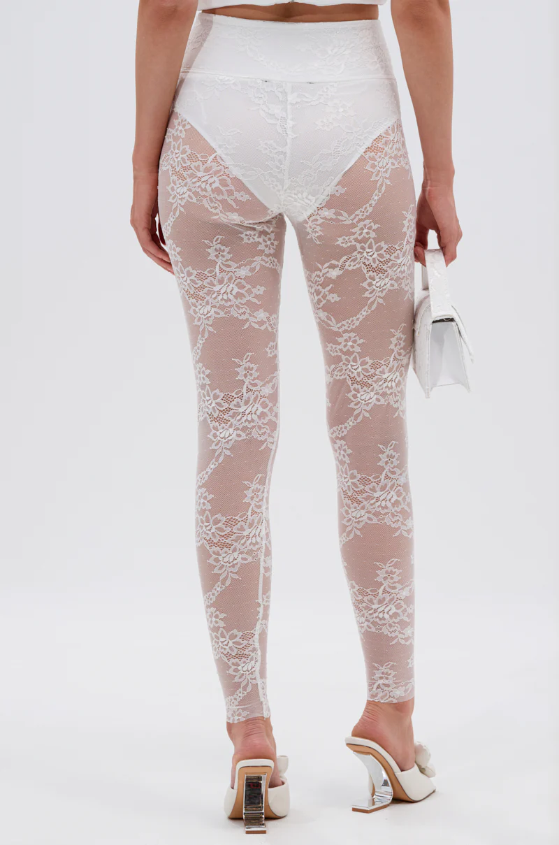 SUPER LACE STRETCHY LEGGINGS - Image 6