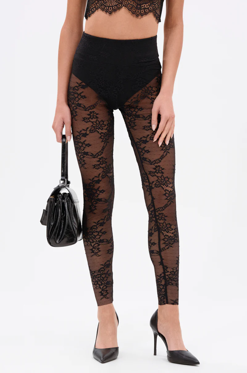 SUPER LACE STRETCHY LEGGINGS - Image 4