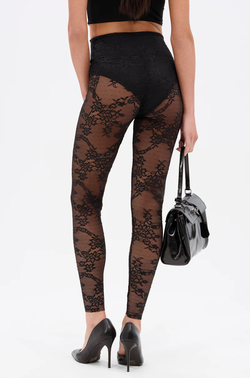 SUPER LACE STRETCHY LEGGINGS - Image 6