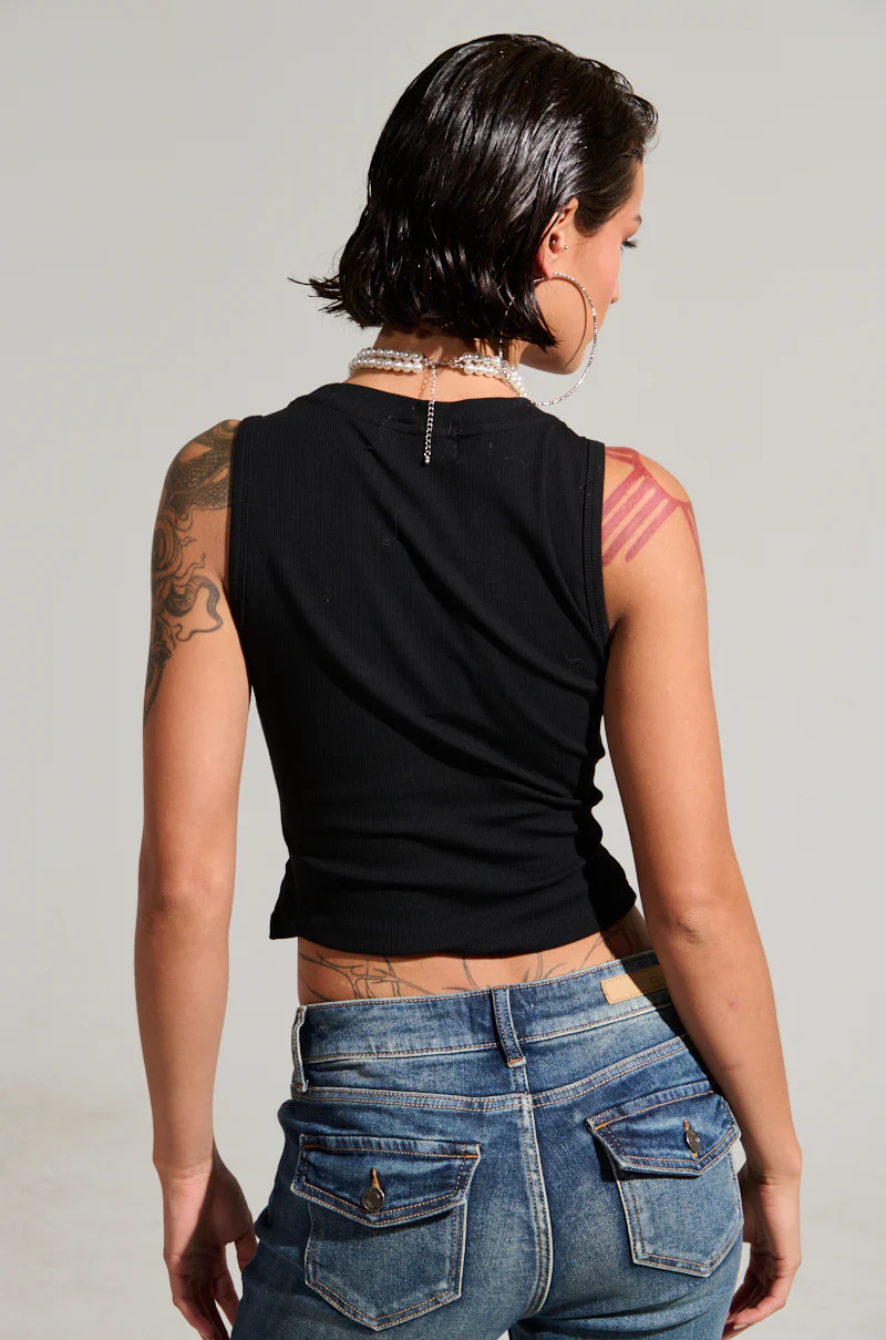 SUPER LADYLIKE SLEEVELESS GRAPHIC TANK - Image 6