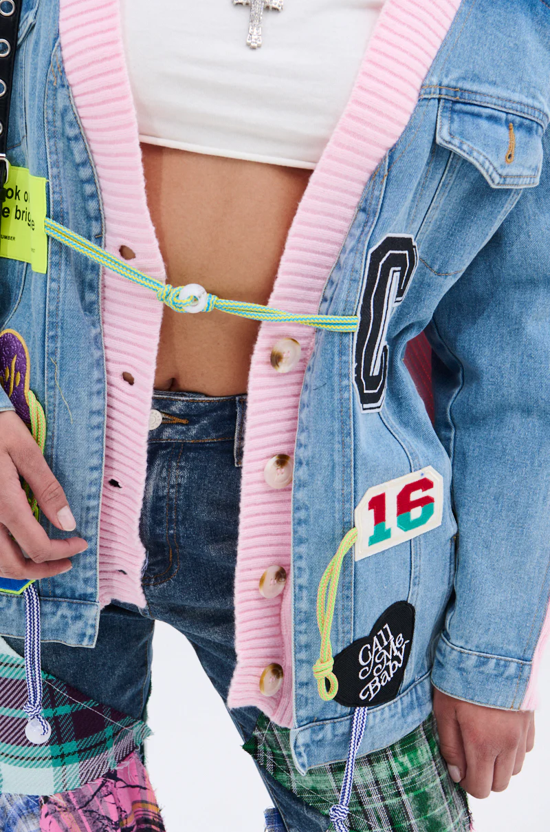 SURGICAL SPLICED CARDIGAN - Image 12