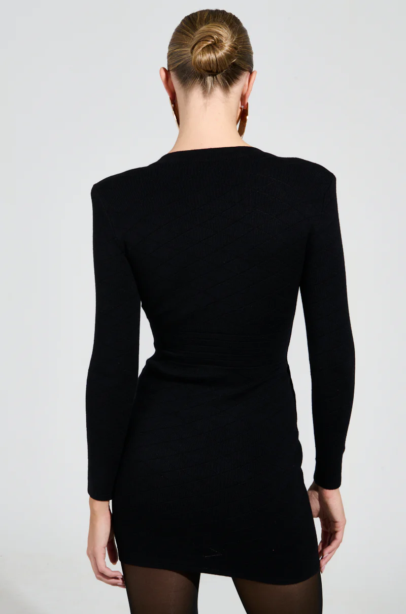 SUSIE MINI DRESS IN BLACK - Image 5