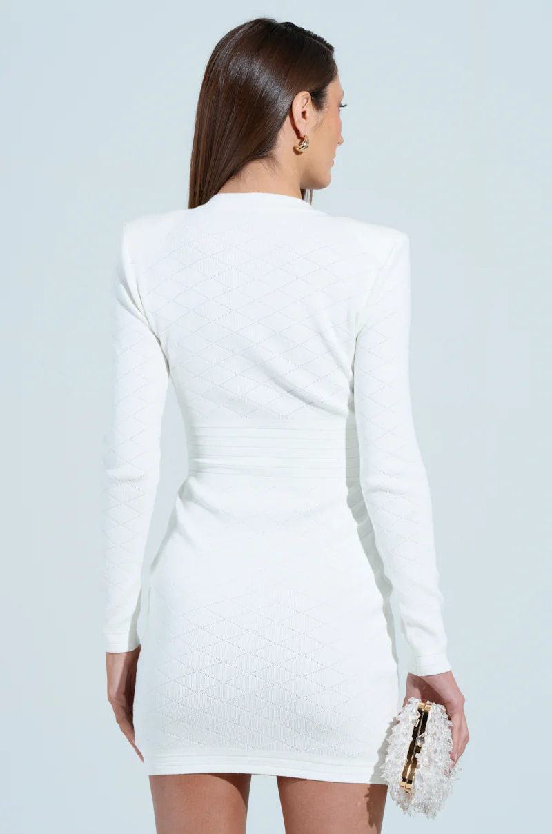 SUSIE MINI DRESS IN WHITE - Image 4