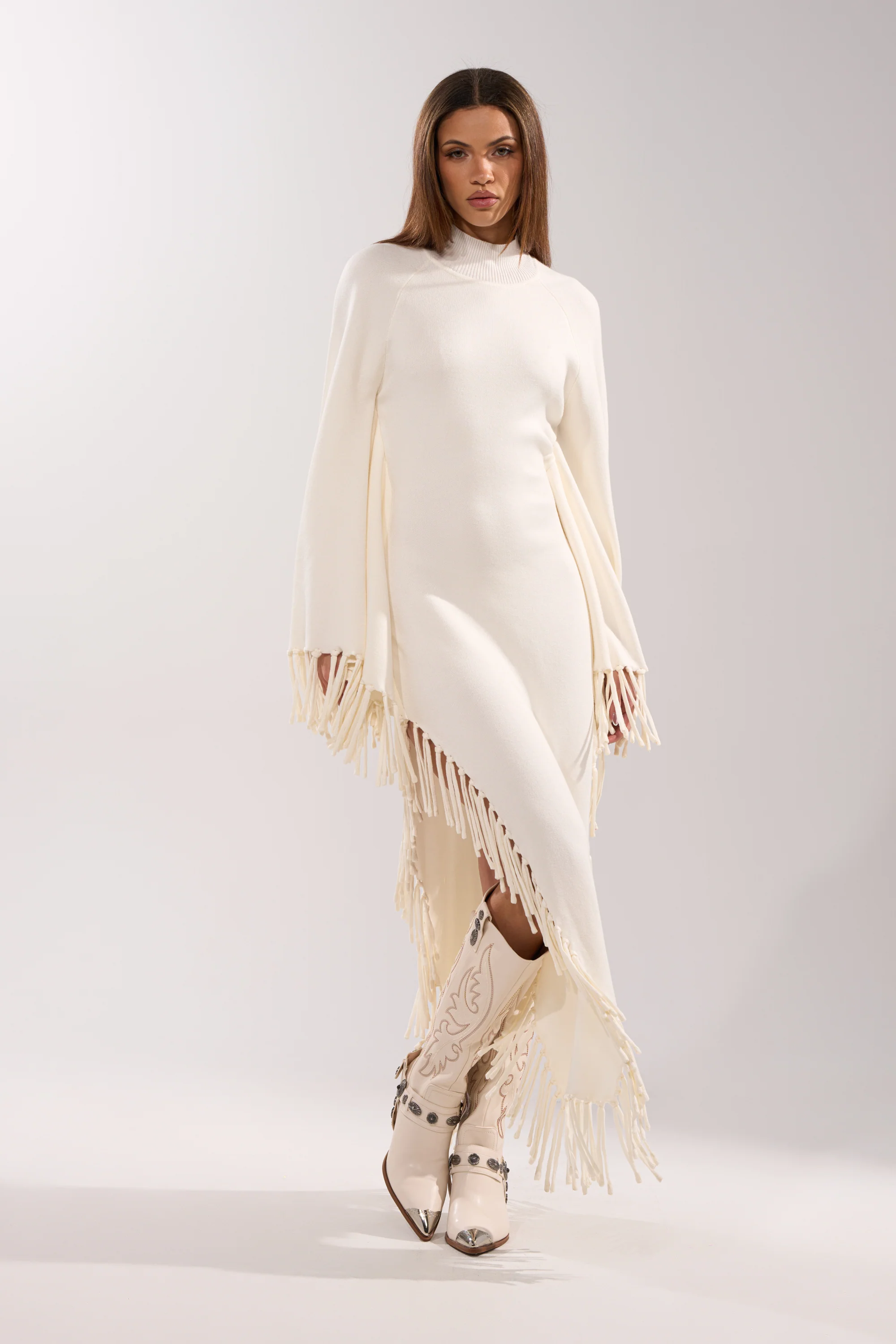SWEATER WEATHER KNIT MIDI DRESS - Image 2